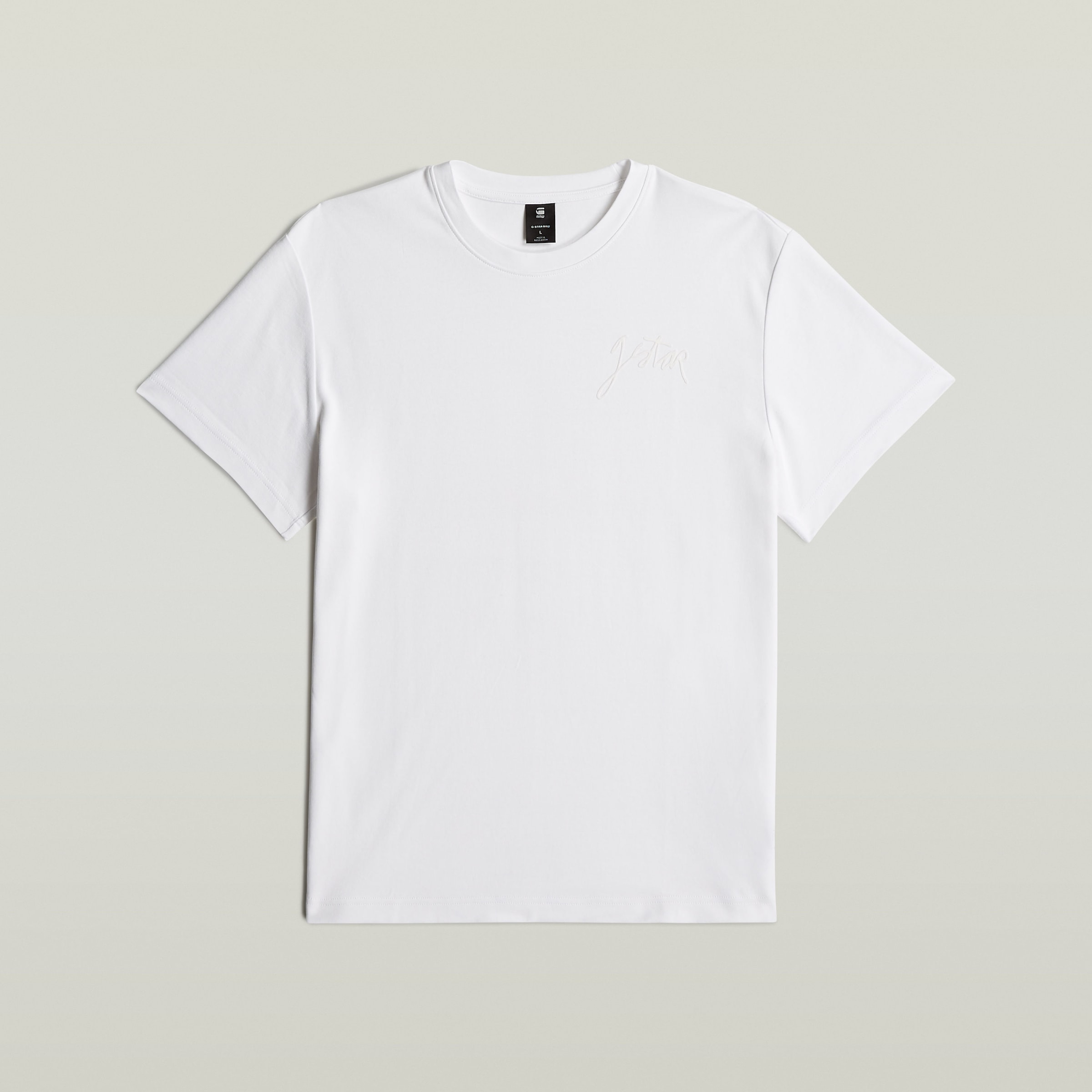 G-STAR T-Shirt »Script«, mit Rundhals, aus Baumwolle