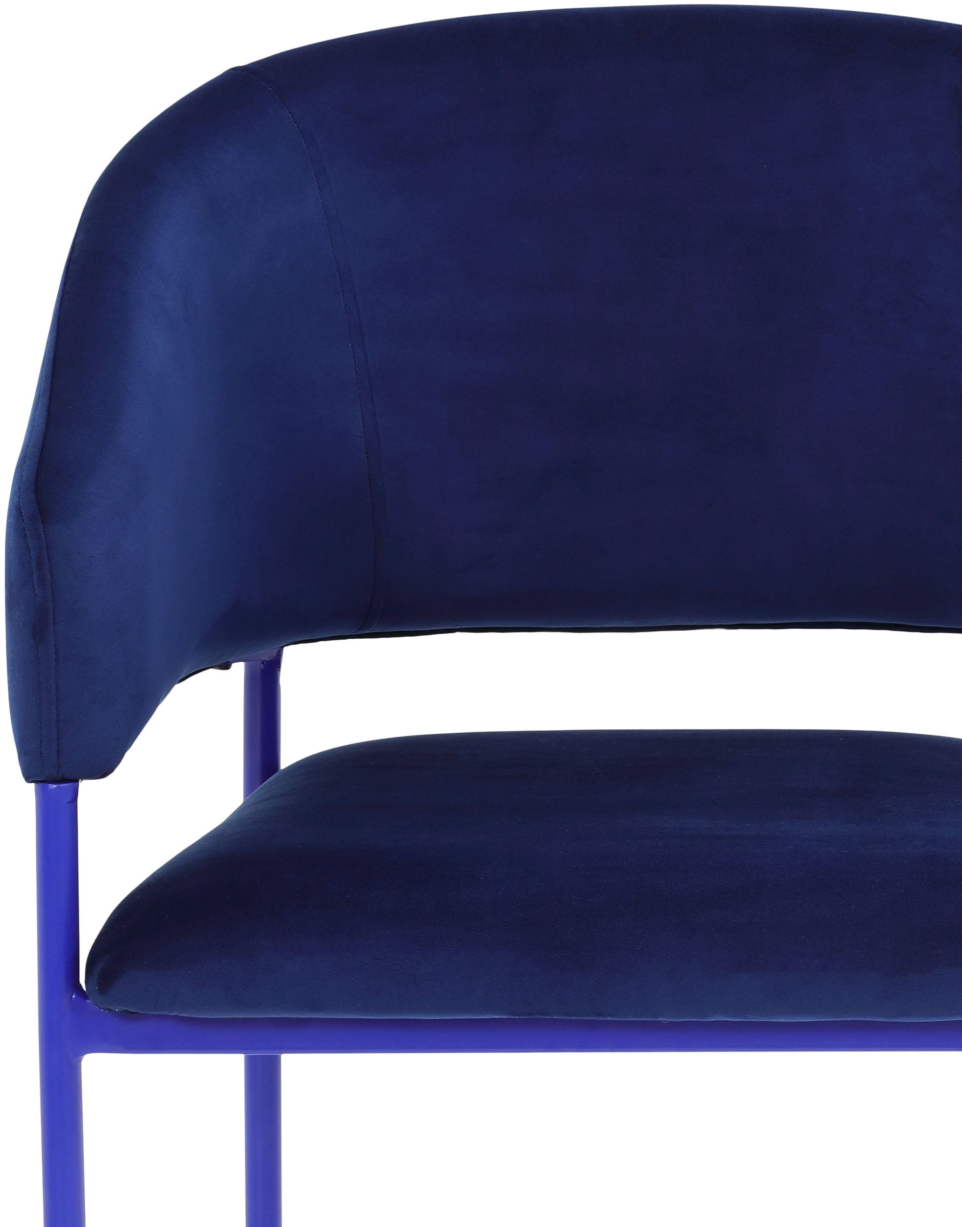 TOM TAILOR HOME Armlehnstuhl »EMBRACE ARMCHAIR«, (Set), 2 St., Samt, Esszimmerstuhl, mit Armlehnen, 4-Fußgestell, Rückenausschnitt