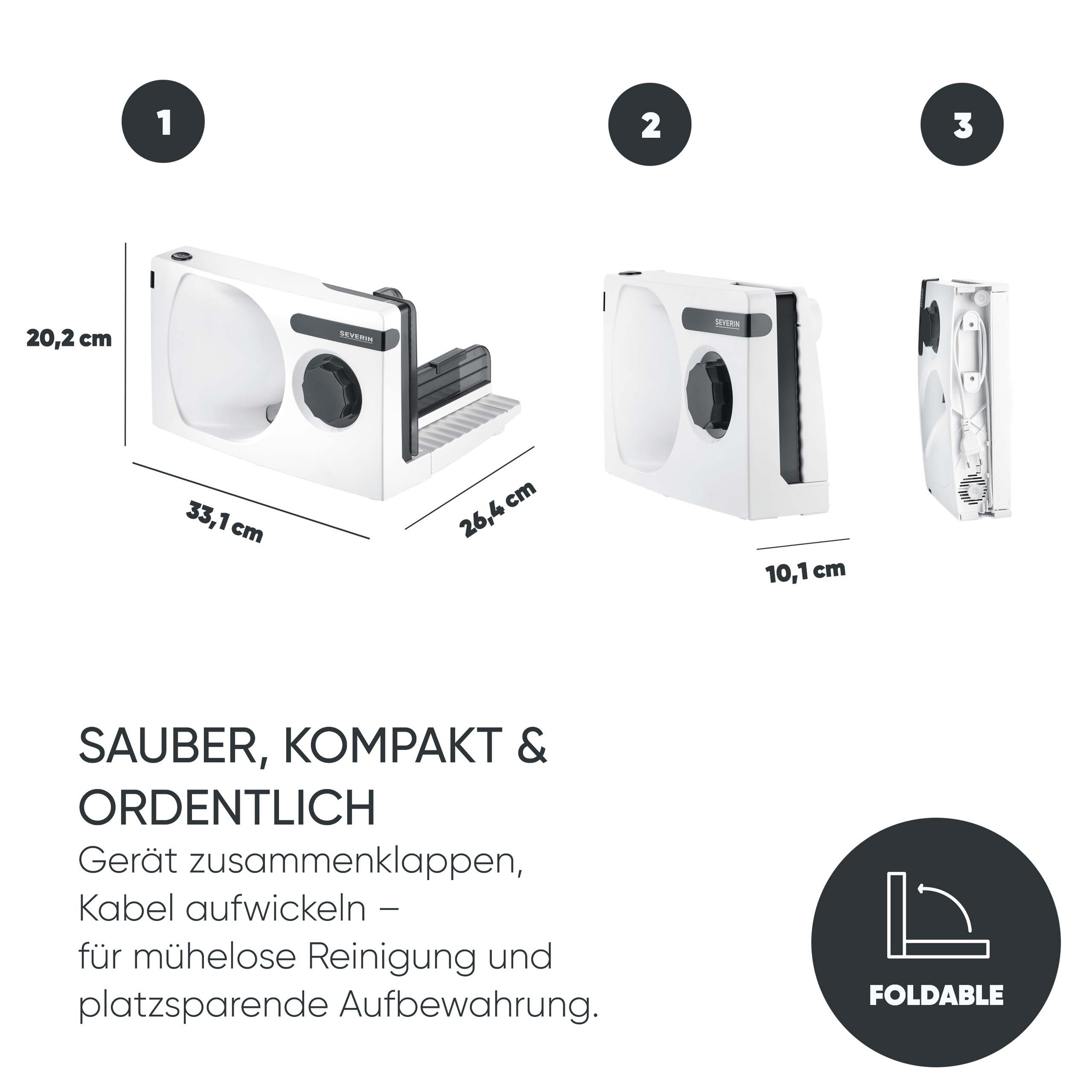 Severin Allesschneider »AS 3912 Kompakt mit DC Motor« 100 W