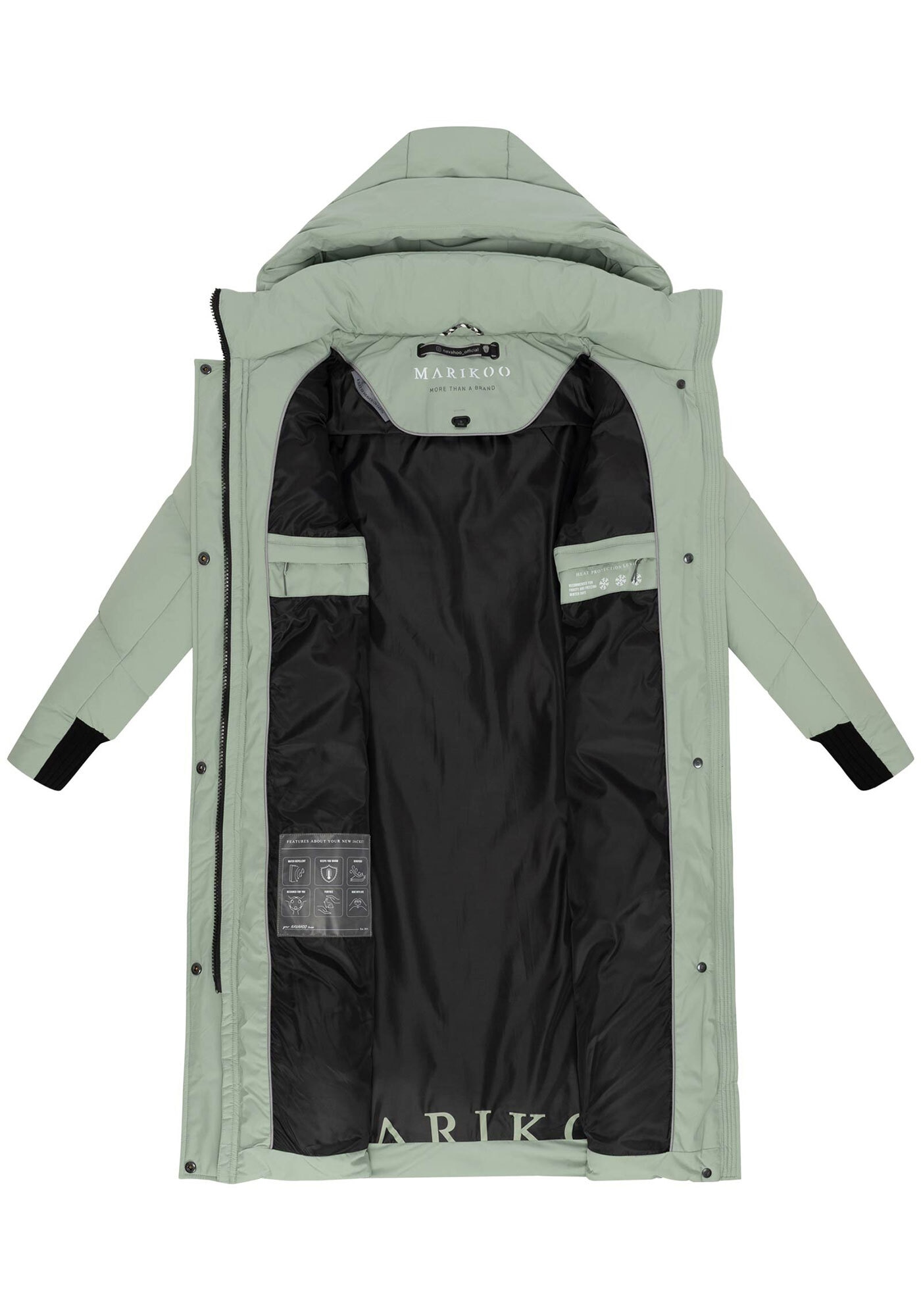 Marikoo Winterjacke »Marikoo Teonaa 16 Steppmantel N101«