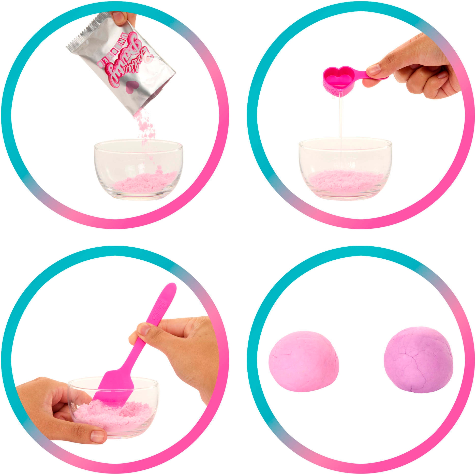 Barbie Anziehpuppe »Party Unboxed Haustier-Geburtstagsserie, lila Kleid«, mit Farbwechsel