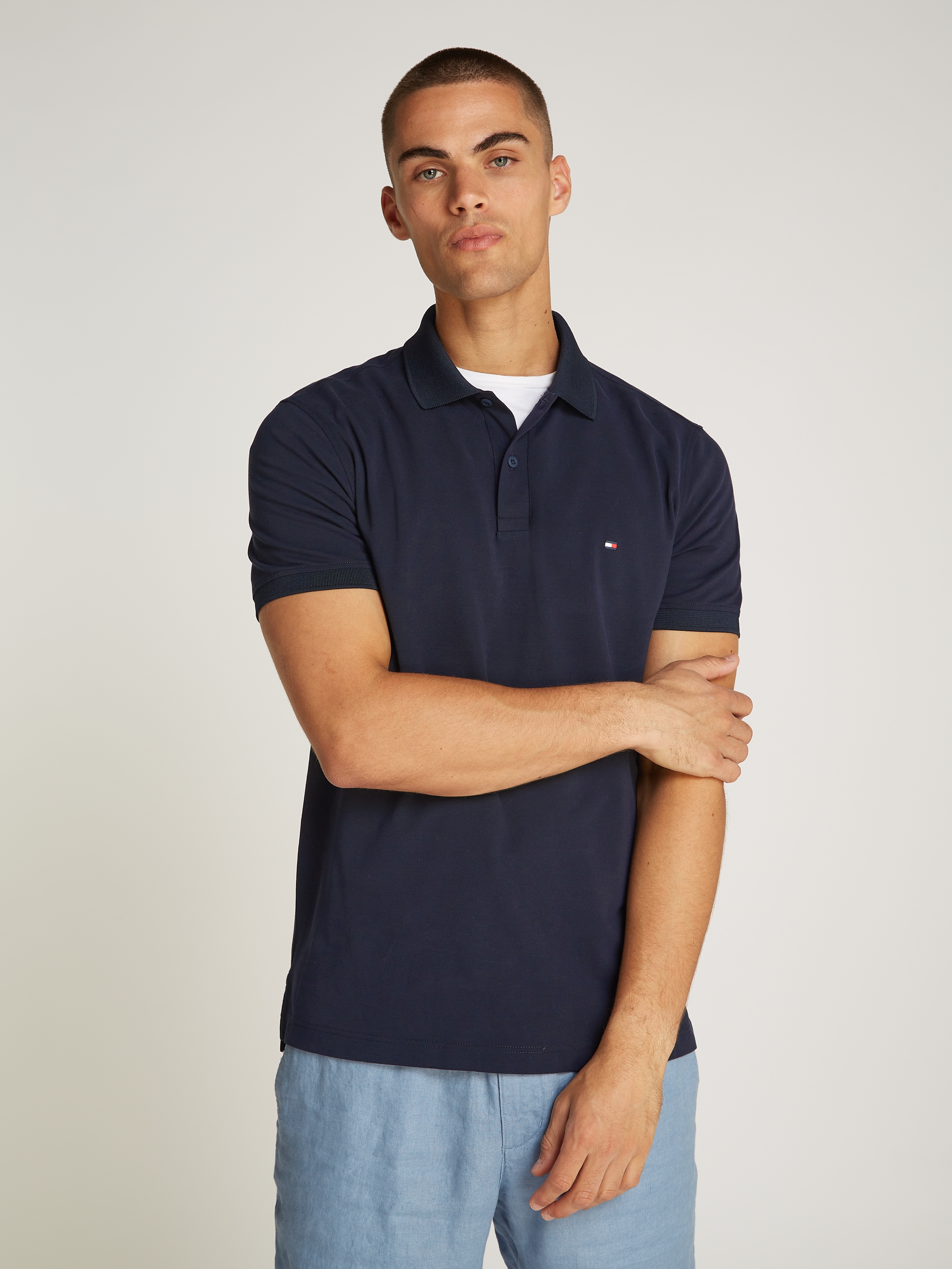 Tommy Hilfiger Poloshirt »PERFORMANCE PIQUE REG POLO«, mit Streifenmuster