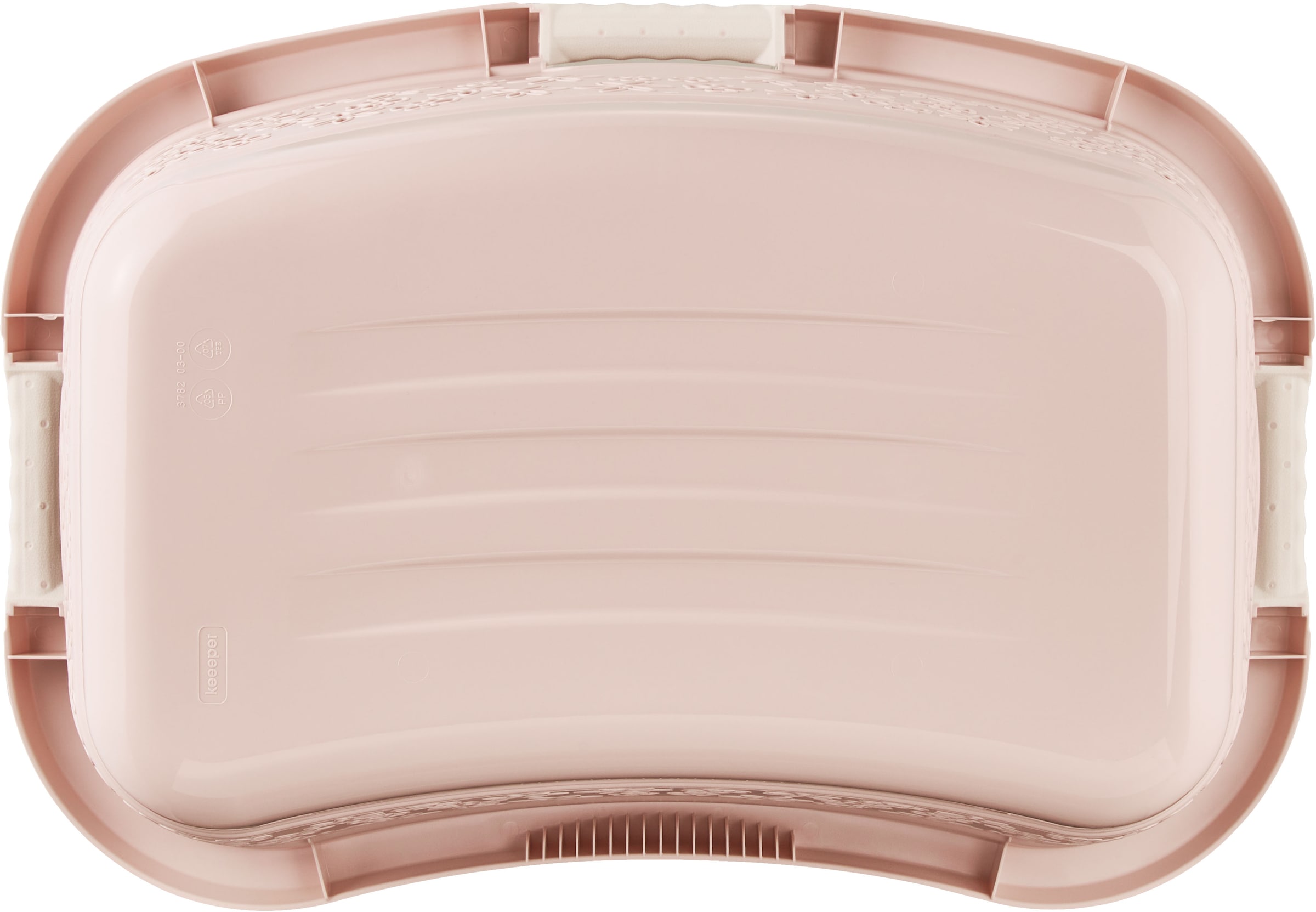 keeeper Wäschekorb »lasse, 2er Set, Korb mit Softgriffen, 65 x 45 x 28 cm, 50 l« ergonomische Form, komfortable Softgriffe, Hüftstütze