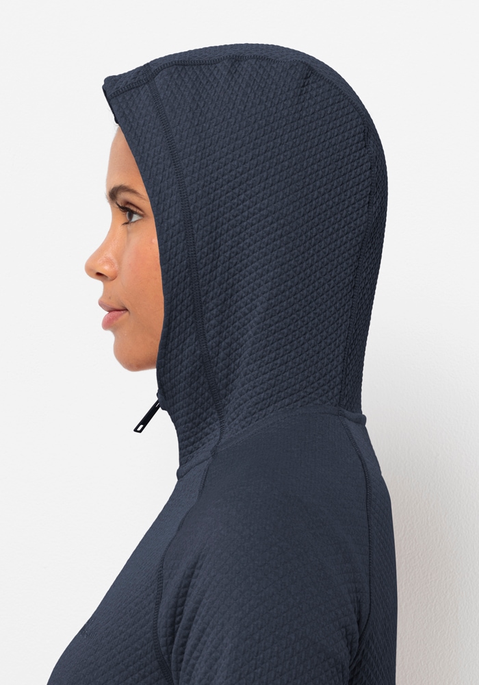 Jack Wolfskin Kapuzenfleecejacke »FERNWEH HOODED JKT W«, mit Kapuze