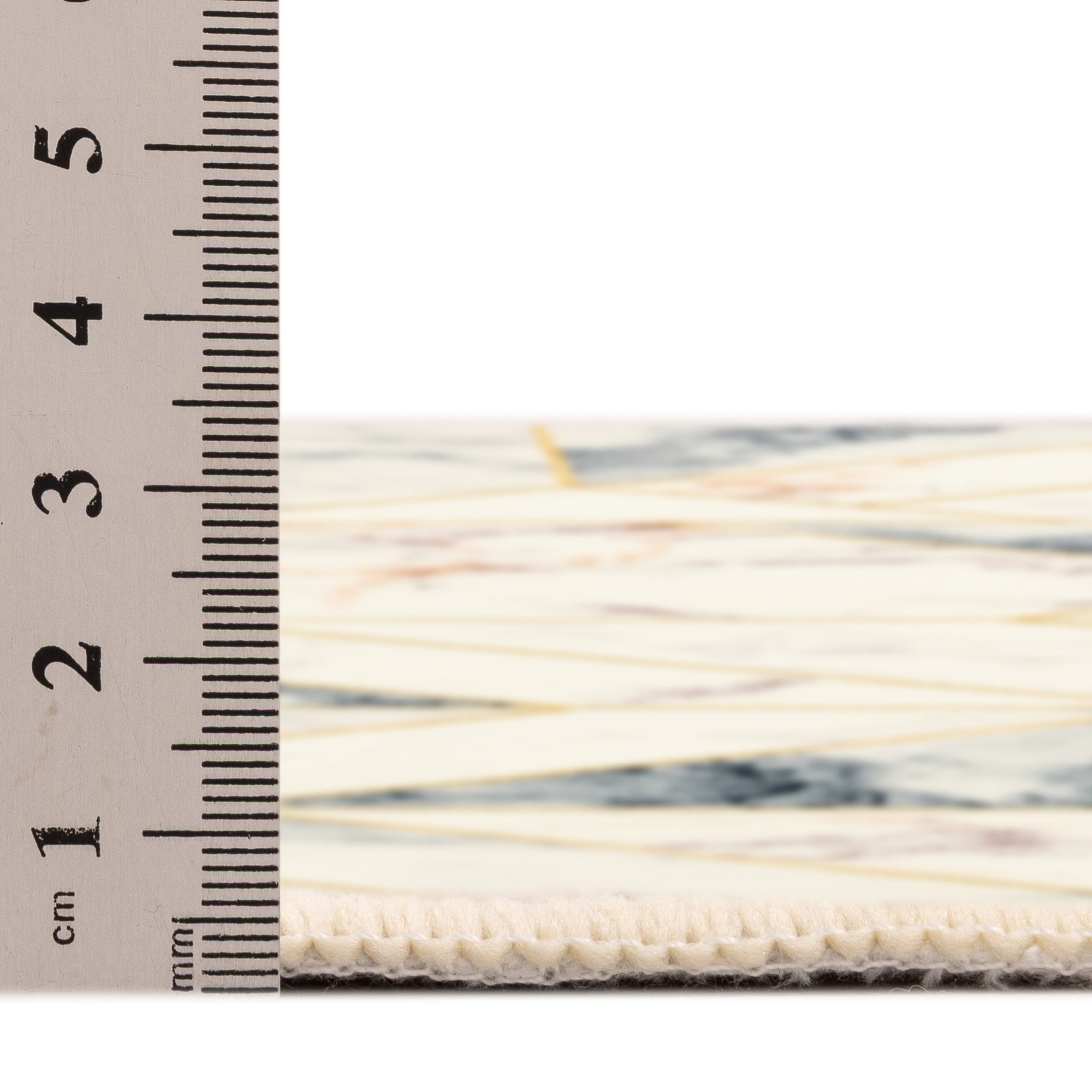 Gino Falcone Badematte »Aquata GF-155, Badvorleger, Badezimmer Teppich« Höhe 7 mm rutschhemmend beschichtet fußbodenheizungsgeeignet Badteppich, bedruckt, Marmor Design, rechteckig