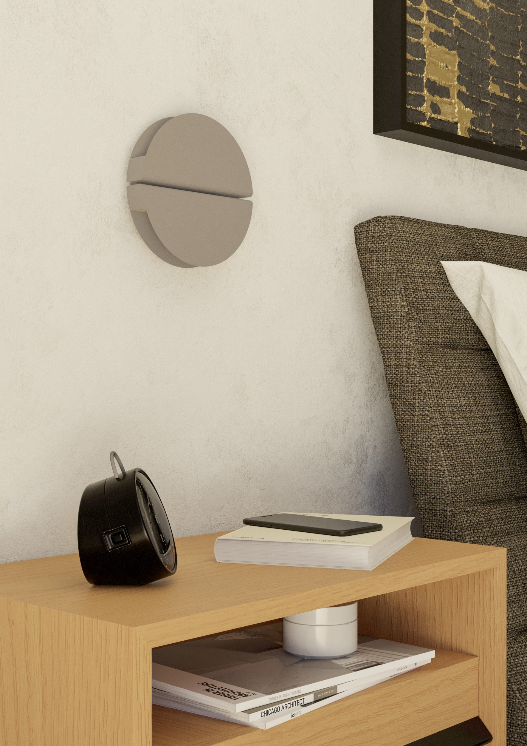 EGLO Wandleuchte »PIANOSA Wandlampe - Edelstahl - LED - 4,5W - IP20« LED-Modul 1 Stk. Kaltweiß | Neutralweiß | Warmweiß Wandstrahler, Wandspot, Wohnzimmer, Flur, Schlafzimmer, Ø18 x AL6 cm