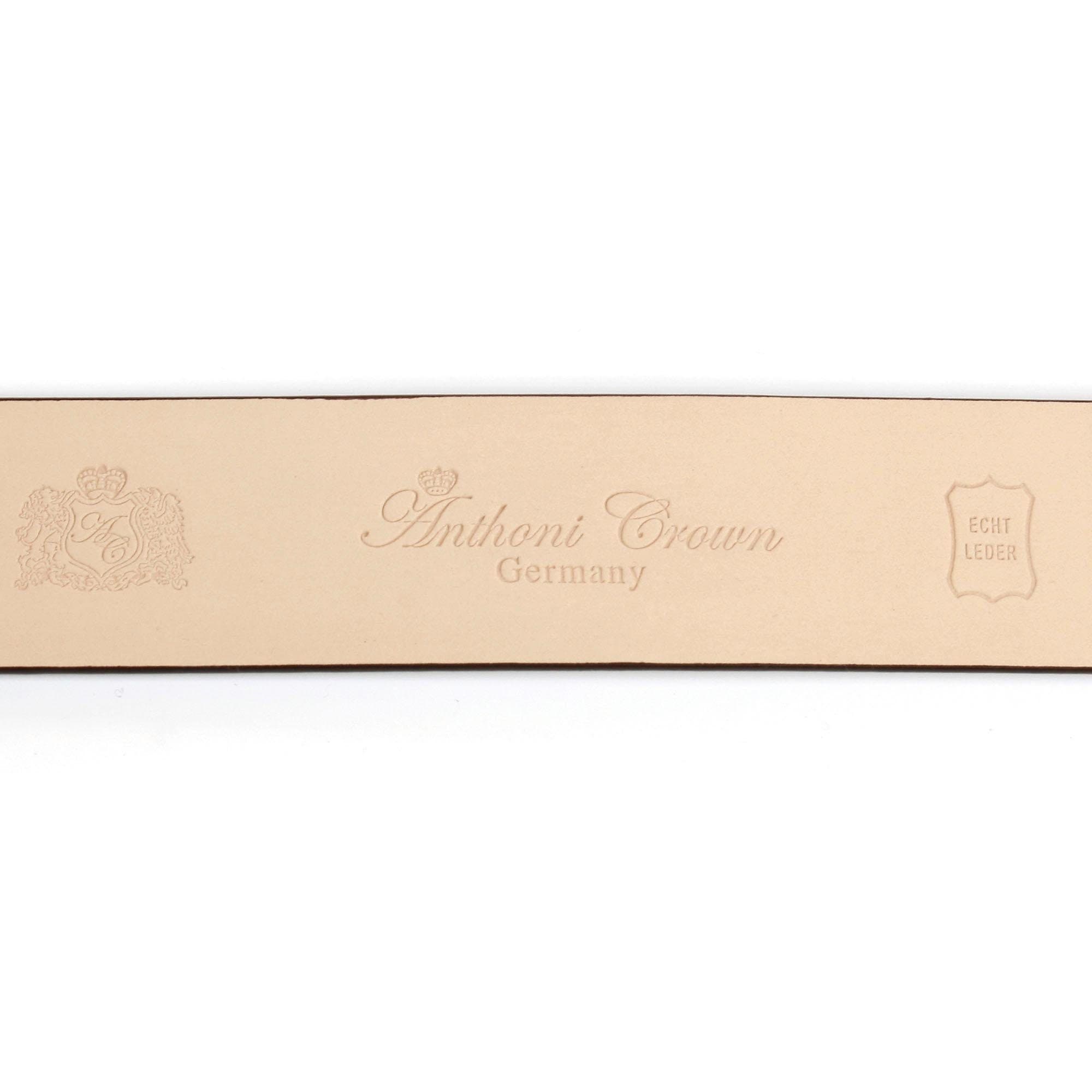 Crown Ledergürtel, kaufen Glasur-Schließe, mit auf handgefertigter Bicolor-Optik Anthoni Rechnung