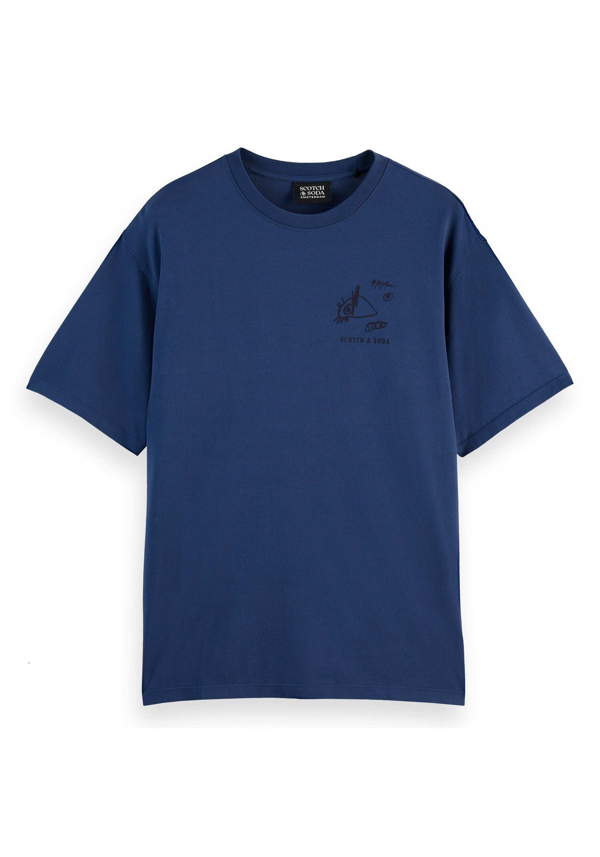 Scotch & Soda T-Shirt »T-Shirt Regular fit front and back artwork T-shirt 1er Pack«