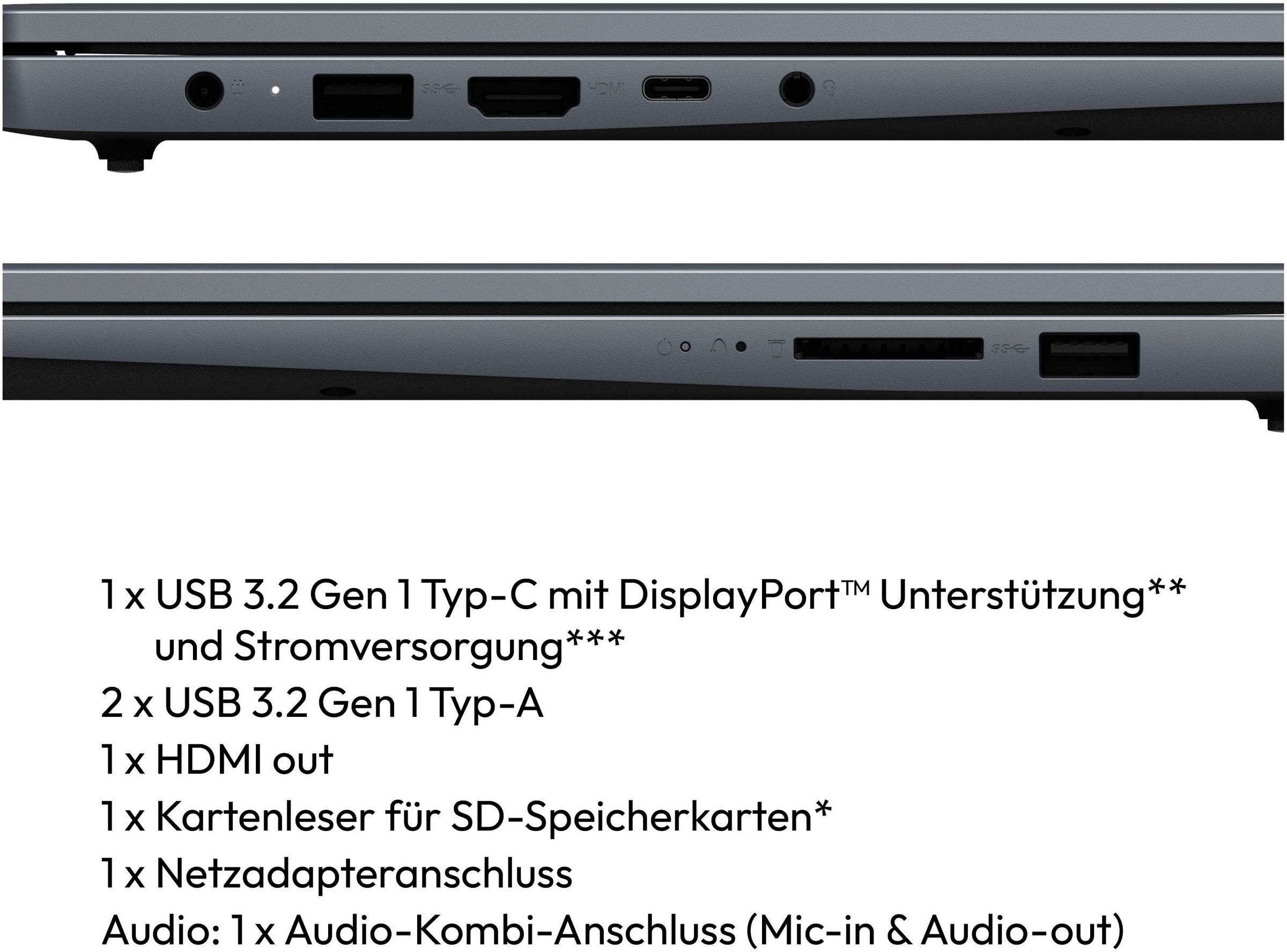 Medion® Notebook »E15435«, 39,6 cm, / 15,6 Zoll, Intel, Core i5, UHD Graphics, 512 GB SSD