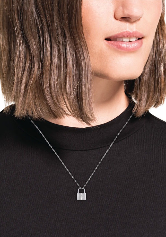Amor Kette mit Anhänger »2034774, 2034903«, mit Zirkonia (synth.)