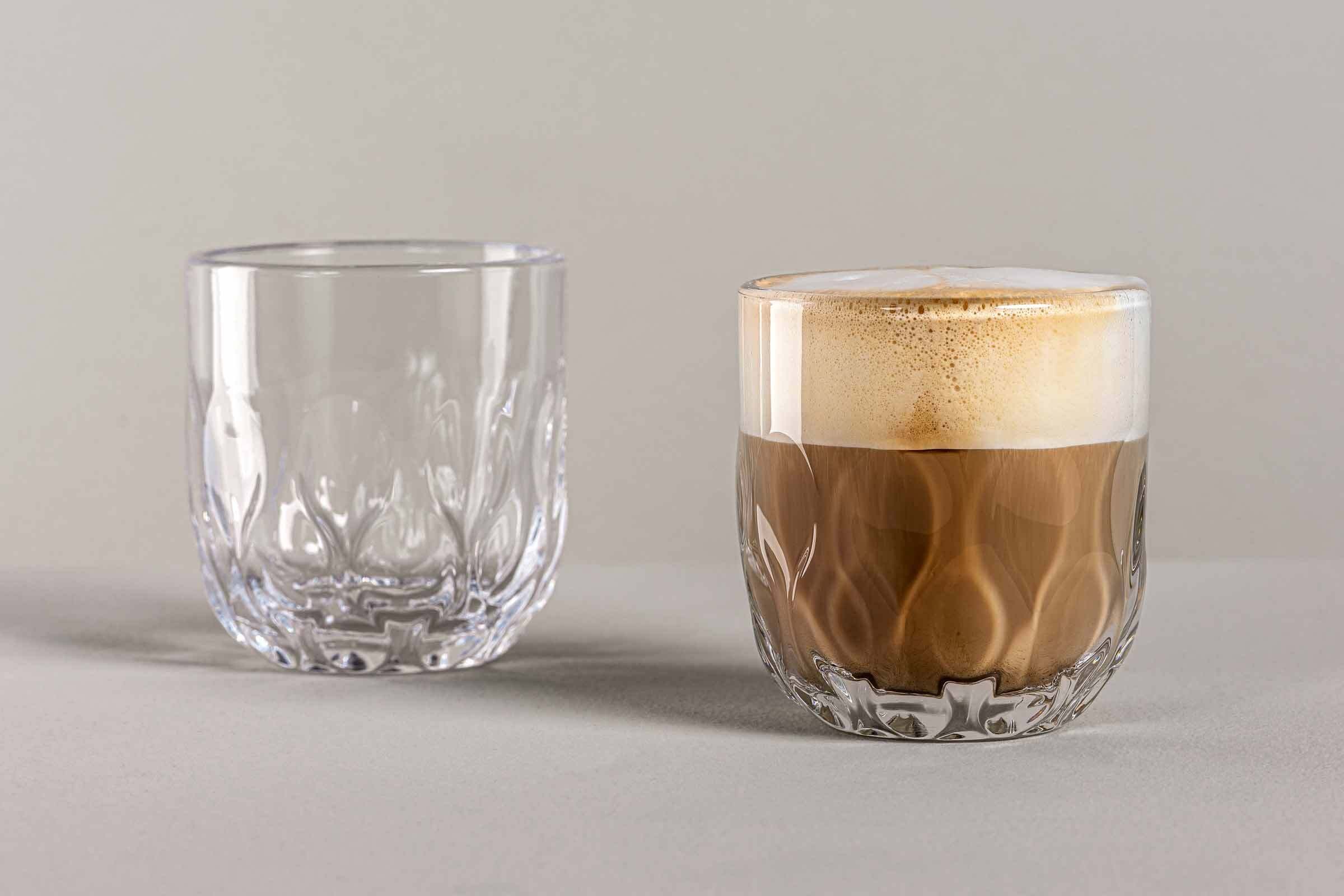 LEONARDO Latte-Macchiato-Glas »Kaffeegläser (3) Gocce 220 ml 6er Set transparent«
