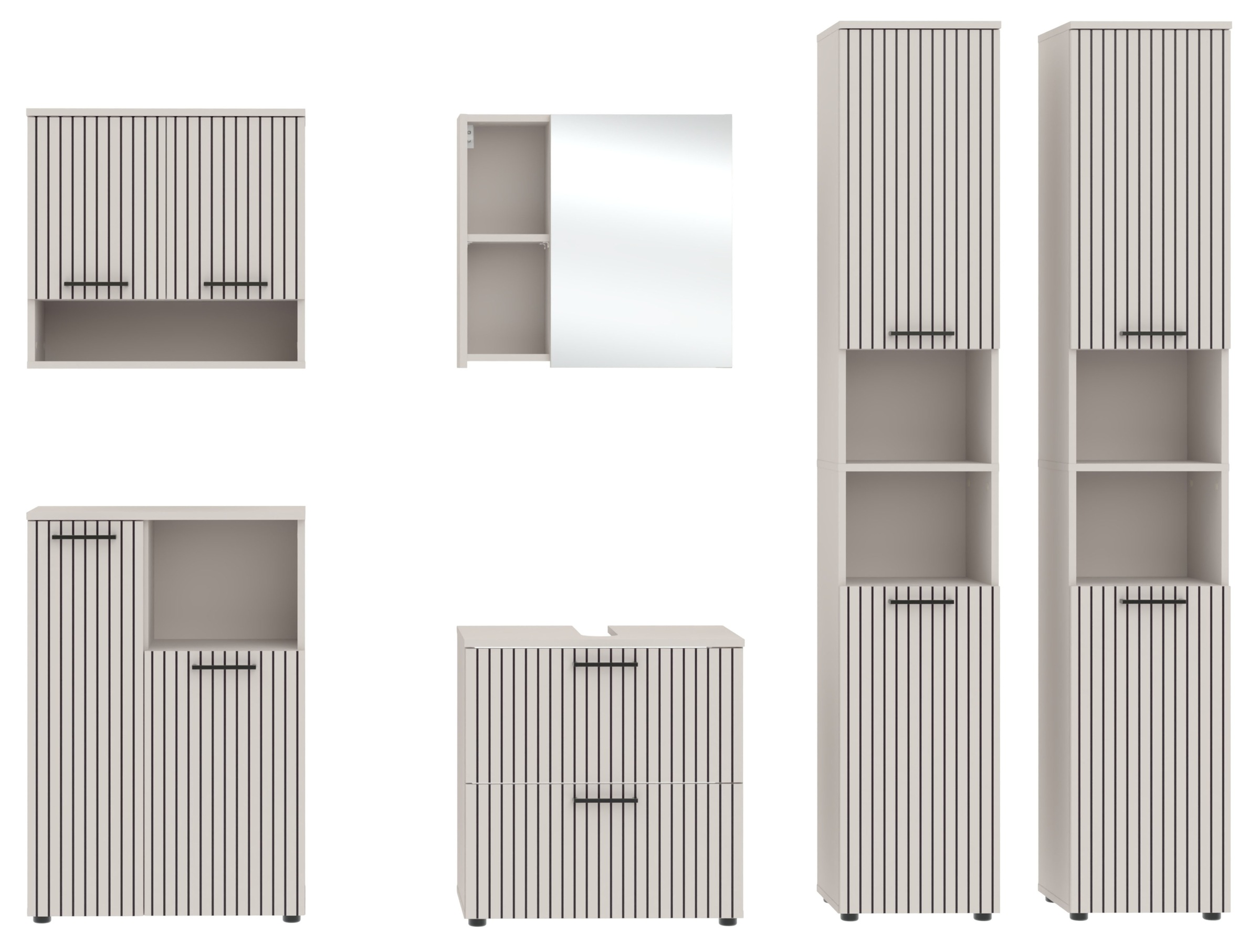 RESPEKTA Badezimmer-Set »Tilda« 6 Stk. tlg.