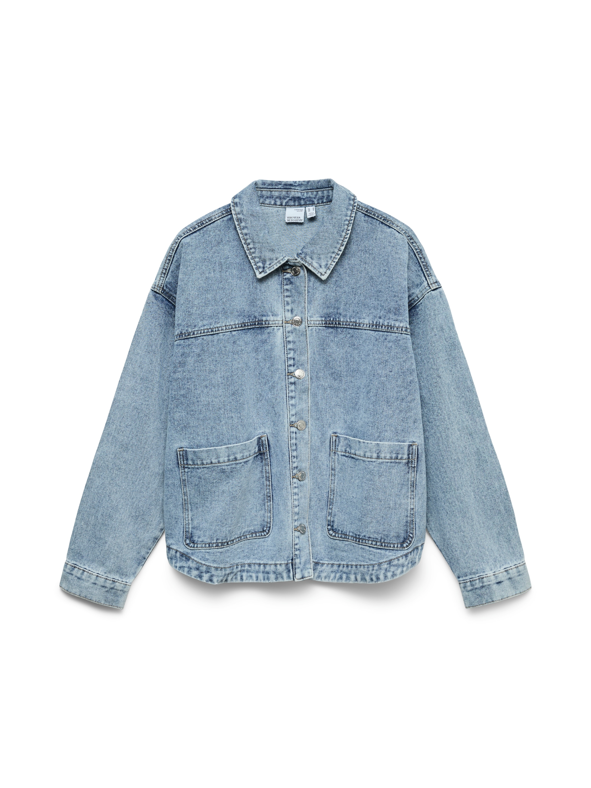 Vero Moda Jeansjacke »VMJAMIE LS DENIM SHACKET MIX NOOS« Baumwollmischung