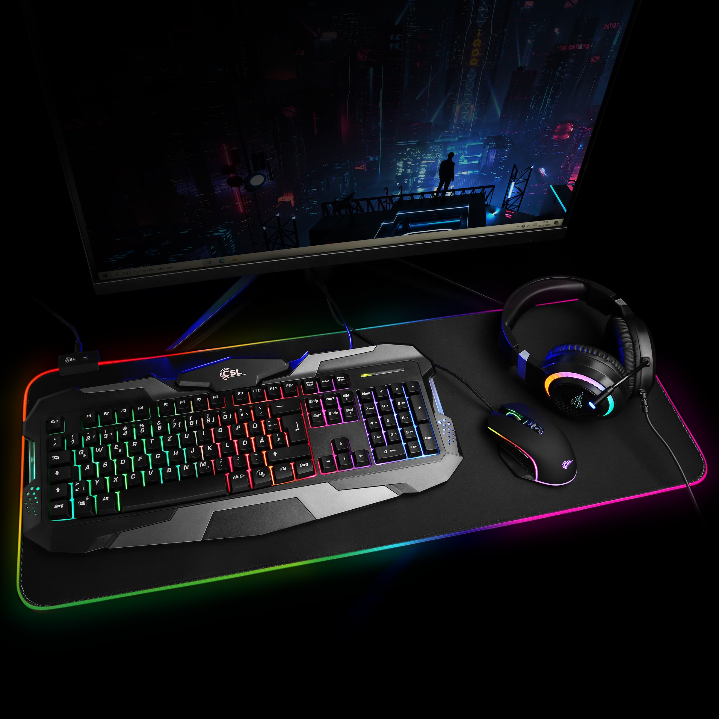 CSL Gaming-PC-Komplettsystem »RGB Edition V28717«