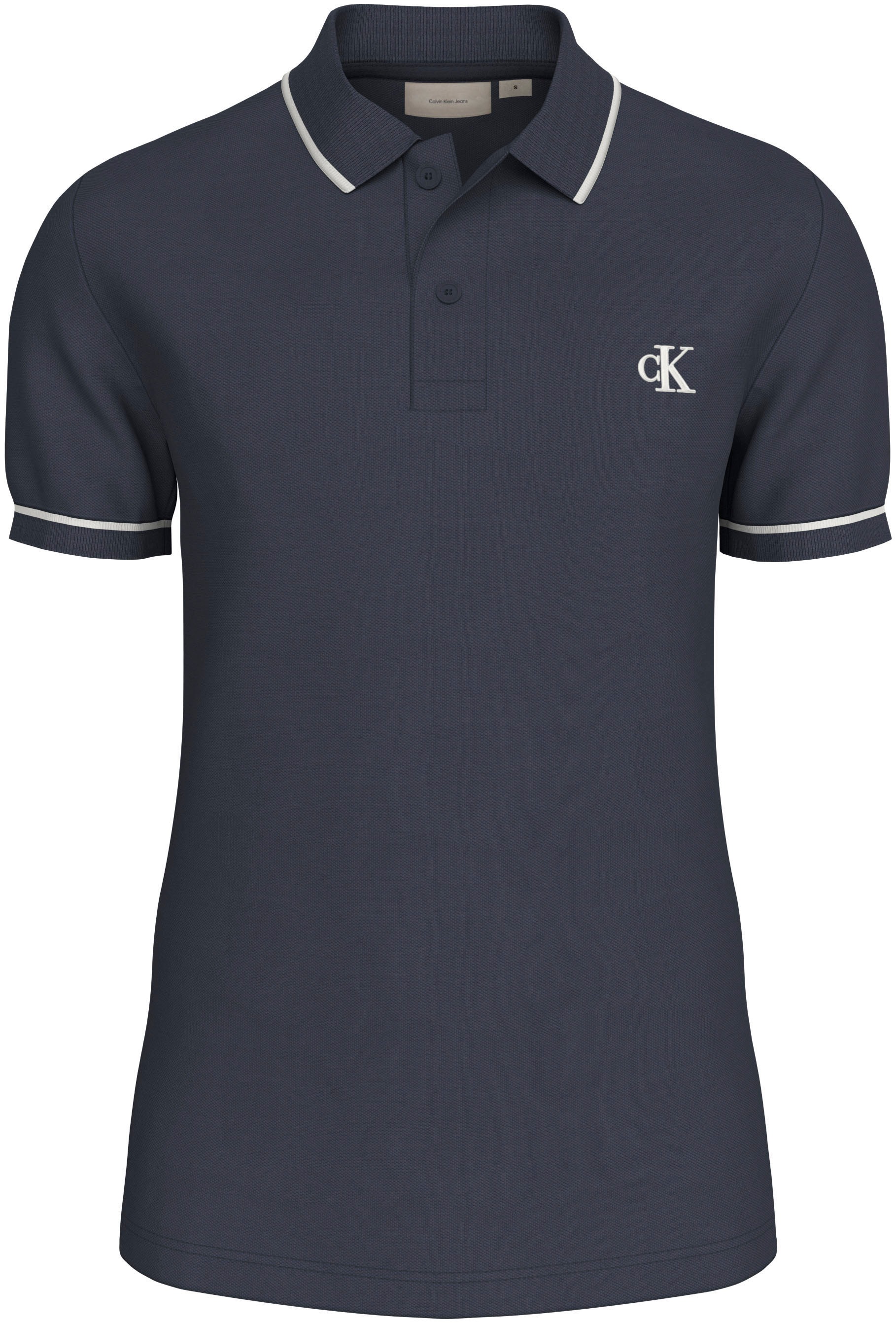 Calvin Klein Jeans Poloshirt »TIPPING SLIM POLO«, mit Logomarkenlabel