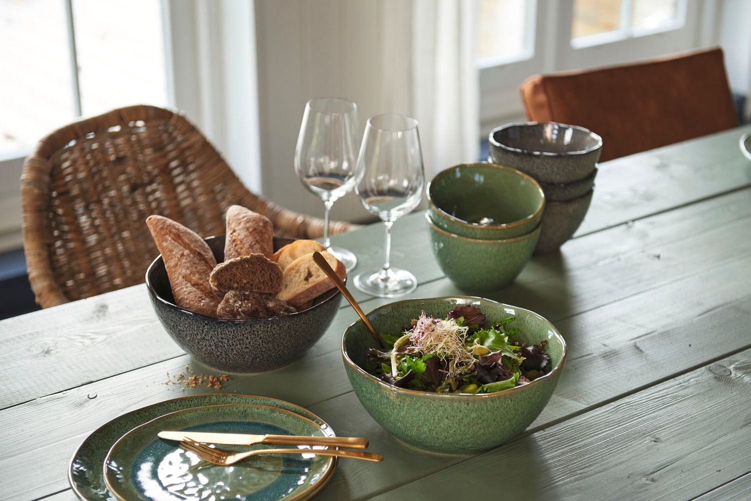 LEONARDO Dessertteller »Matera« Teller Set, Keramik, Ø 23 cm