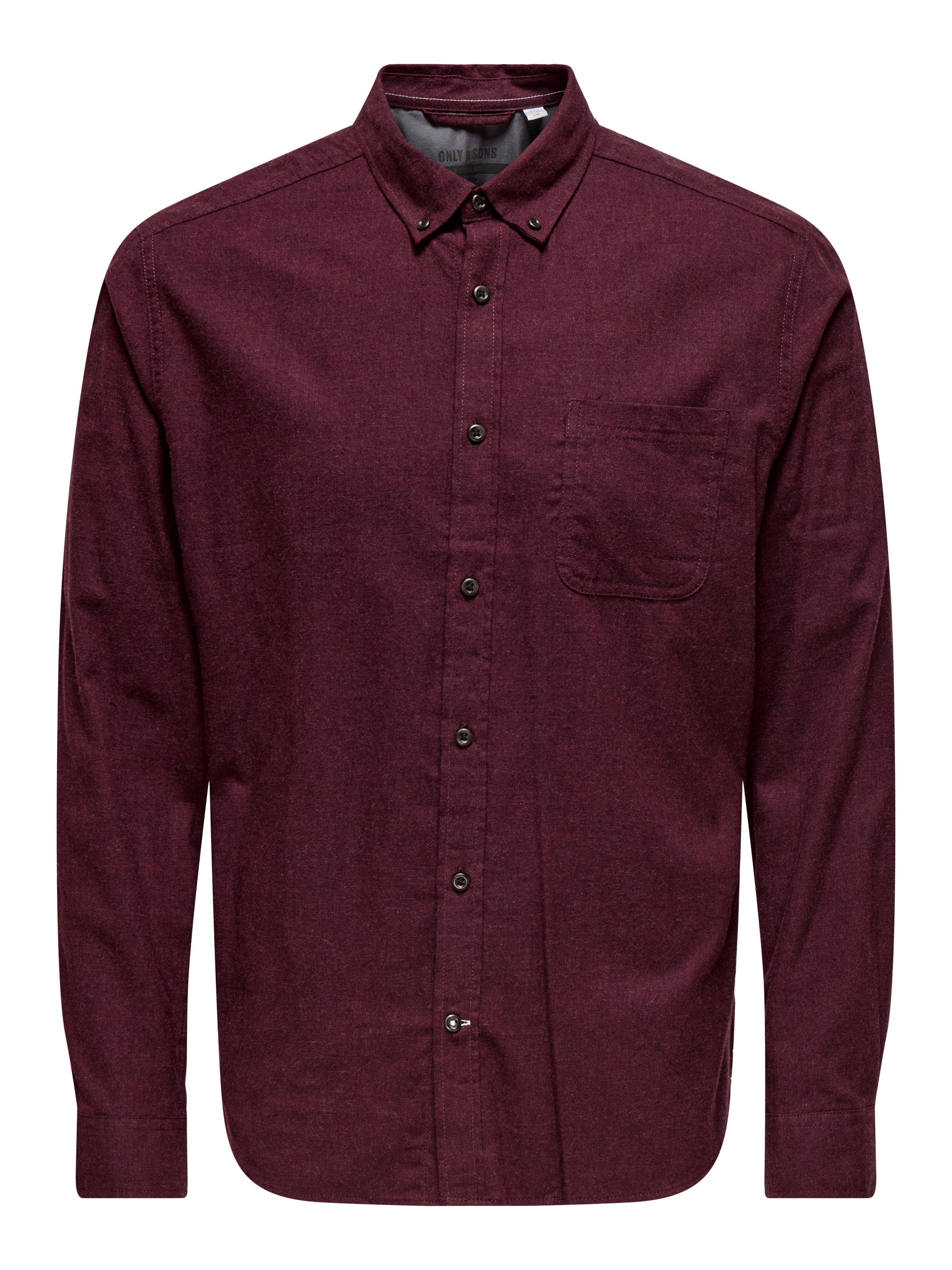 ONLY & SONS Langarmhemd »ONSROAD LIFE REG MELANGE LS SHIRT NOOS«