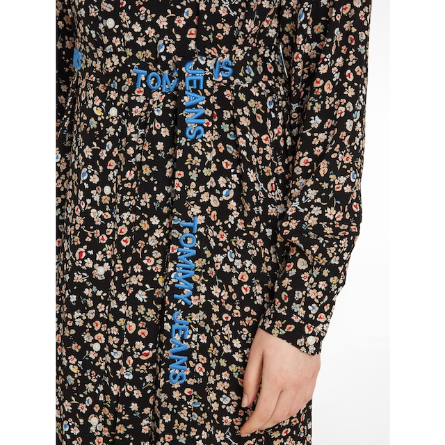 Tommy Jeans Shirtkleid »TJW FLORAL BELTED MIDI DRESS«, (2 tlg.), mit  floralem Print & Gürtel bei ♕