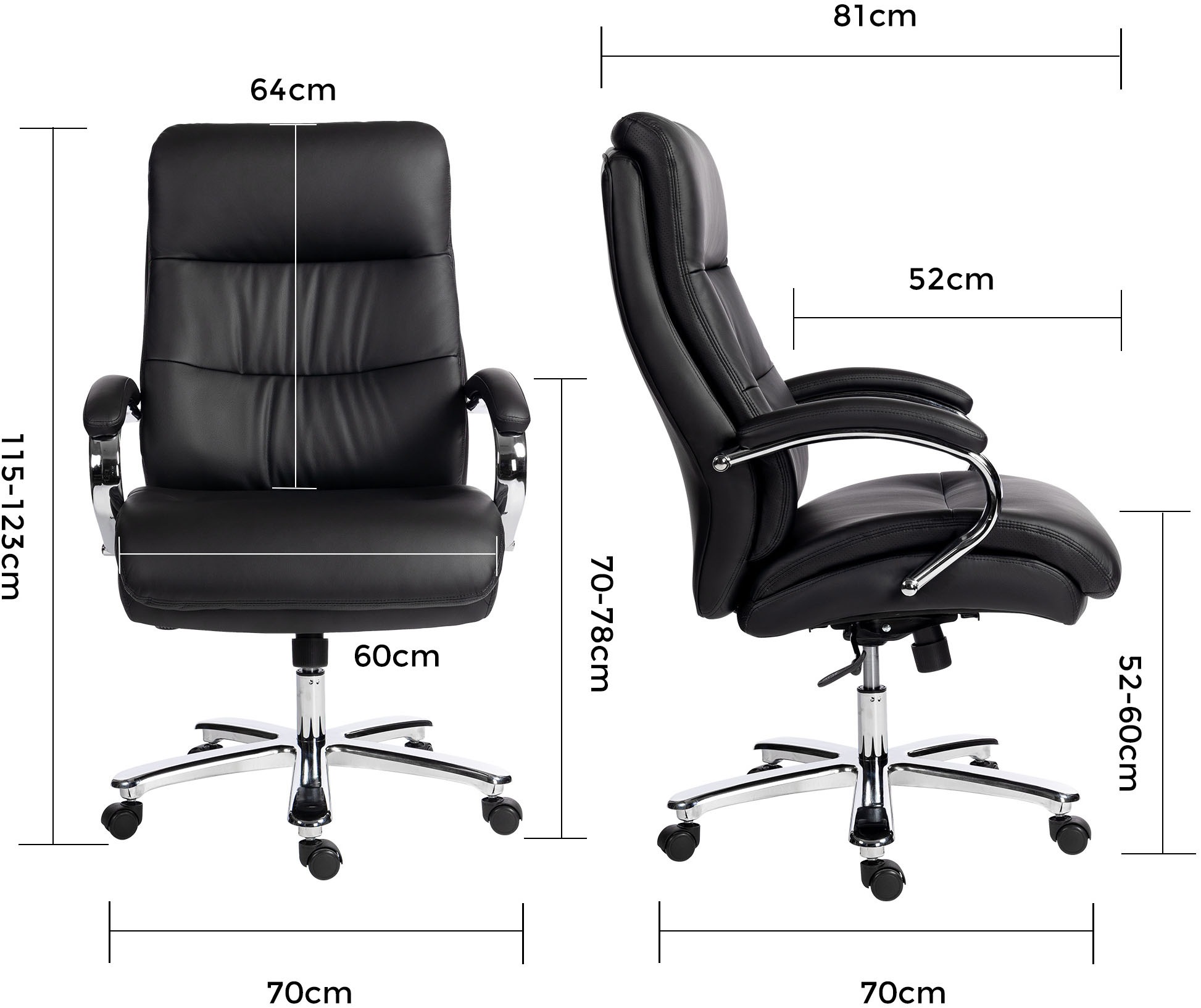 Duo Collection Chefsessel »Chefsessel Federico 180 kg« () Federkern, bis 180 kg