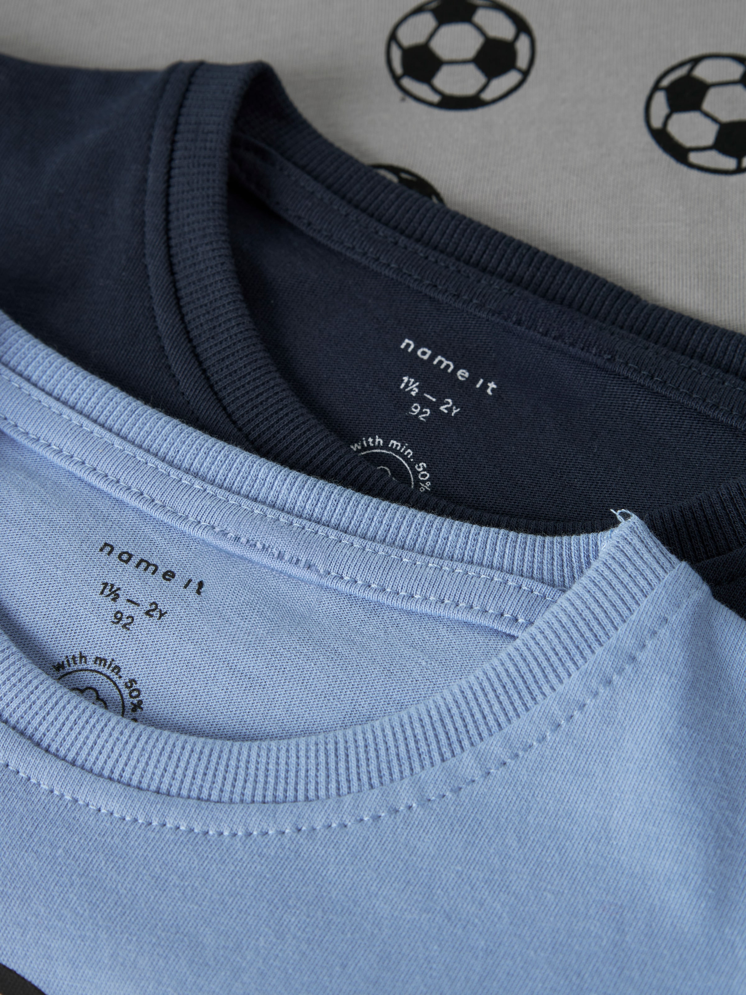 Name It Langarmshirt »NMMNIKO 3P LS TOP« Packung, 3 Stk. tlg.