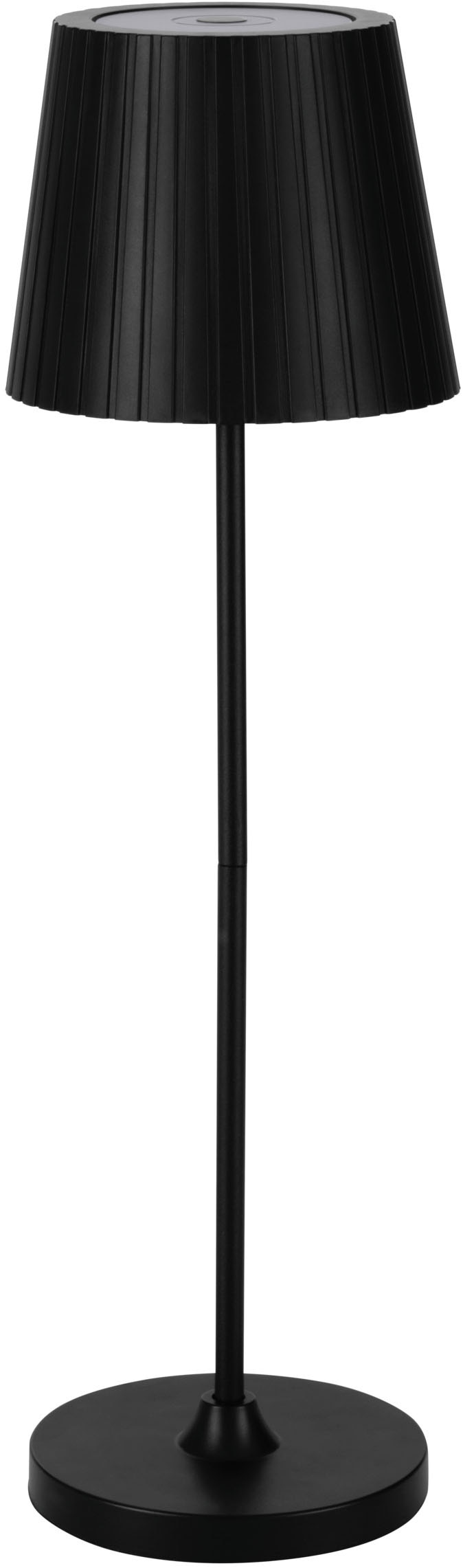 EGLO Tischleuchte »CABOZO Tischlampe - Kunststoff - LED - 3,8W - IP44« LED-Modul 1 Stk. Neutralweiß | Warmweiß Solarleuchte, Außentischleuchte, Akku, Leselampe, H37 x Ø11 cm