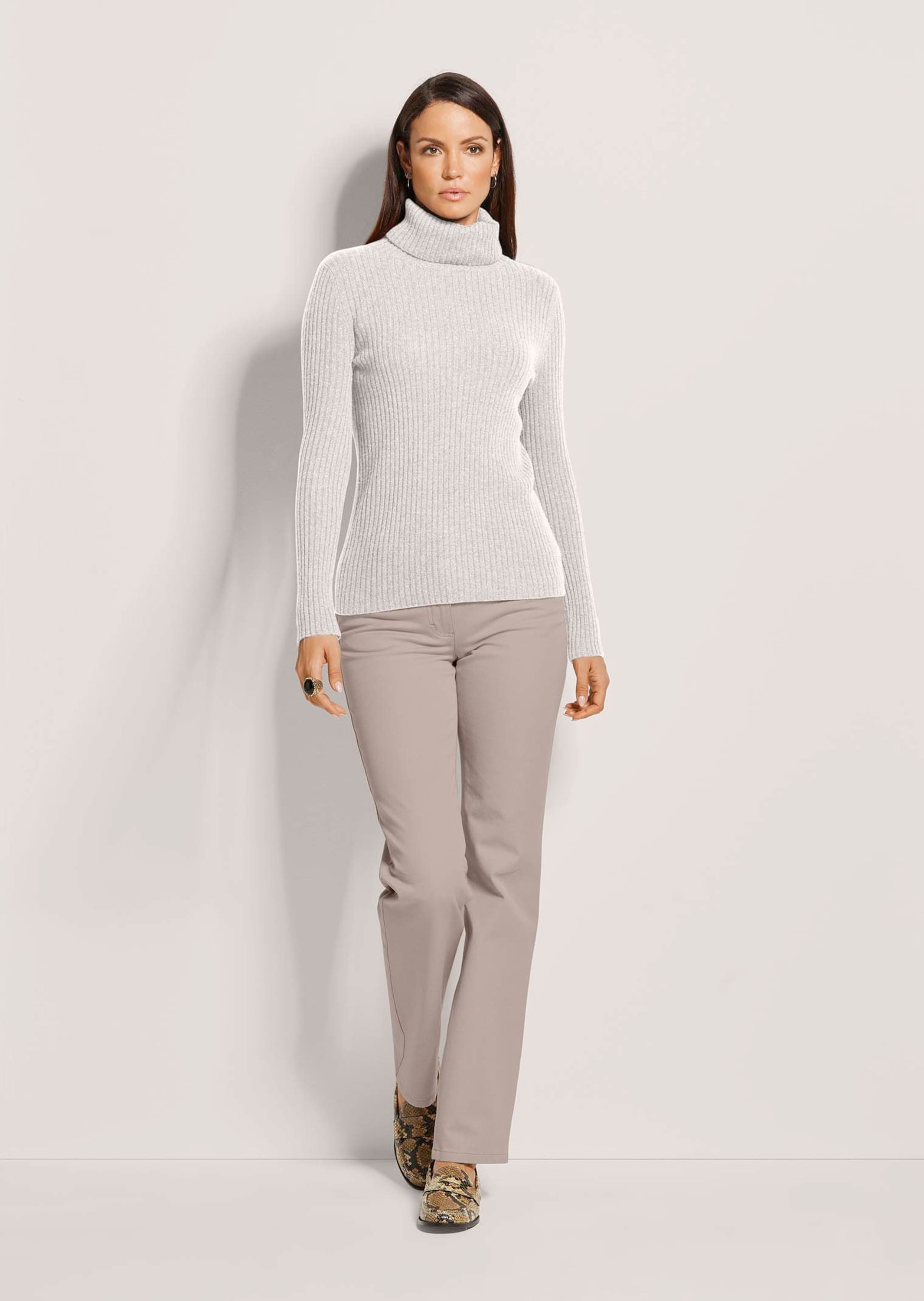 MADELEINE Longpullover »Kaschmirpullover Rollkragenpullover aus Kaschmir«