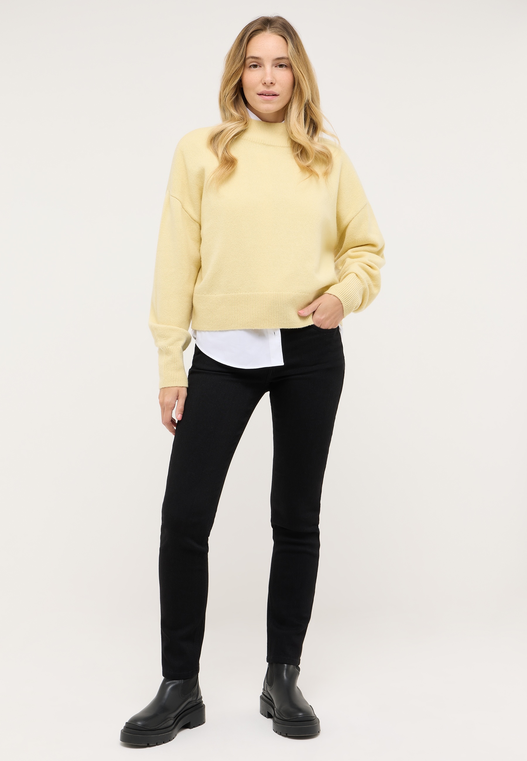 ANGELS Slim-fit-Jeans mit Stretch in cleaner Optik
