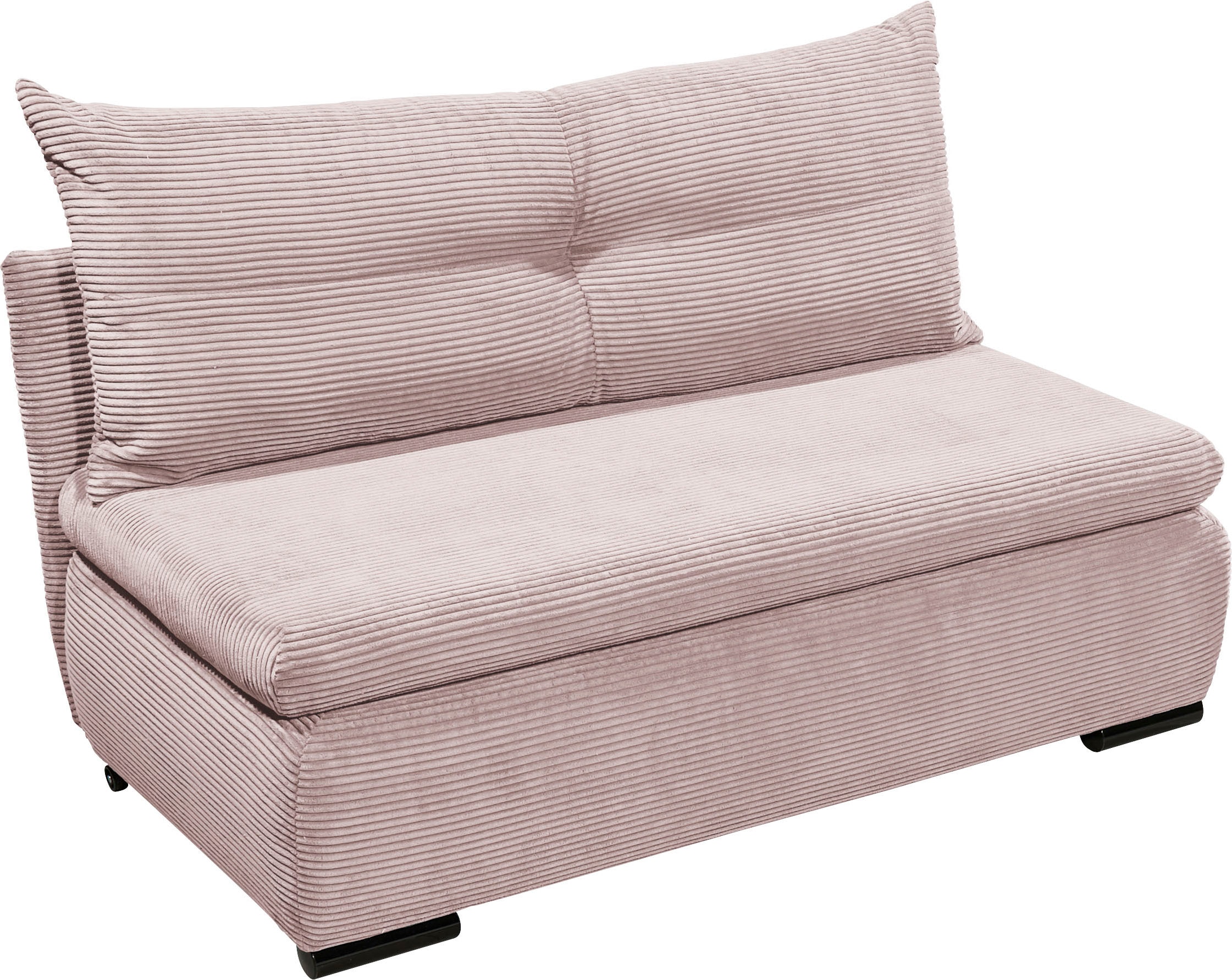 ED EXCITING DESIGN Schlafsofa »Charlie«, frei im Raum stellbar, mit Bettkasten, Schlaffunktion & 1 Rückenkissen