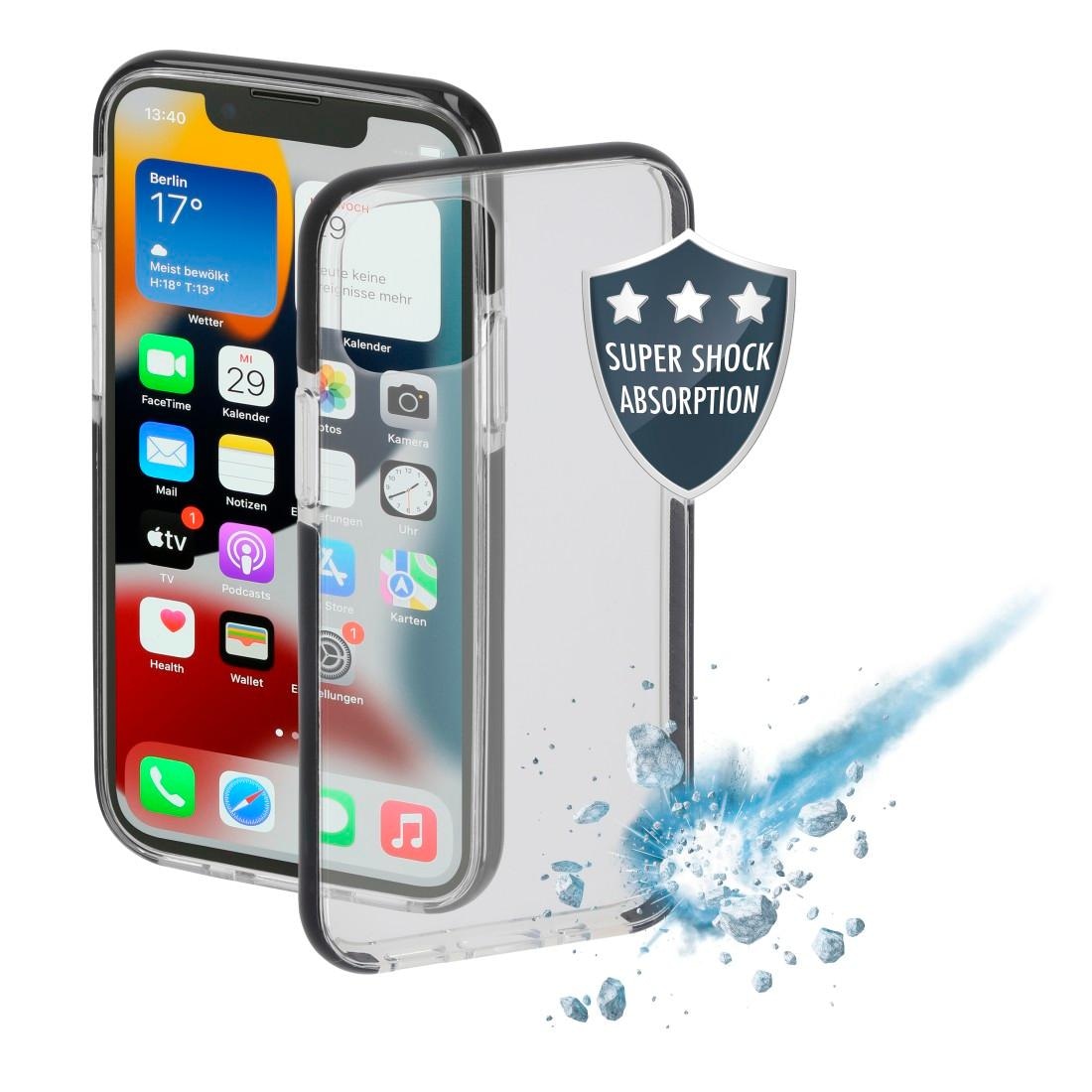 Hama Smartphone-Hülle »Cover "Protector" für Apple iPhone 13 mini, Schwarz, Smartphone Hülle«