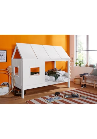 Lüttenhütt Kinderbett »Finn«, Hausbett, aus massiver Kiefer, hochwertige Verarbeitung,... kaufen