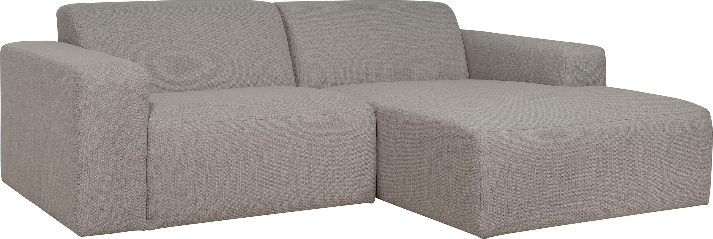 OTTO home Ecksofa »Koa, 228 cm, L-Form, Modulsofa in Cord, Chenille, Struktur, Webstoff« Designsofa, weicher Lounge-Sitzkomfort, Welleunterfederung, bodentief