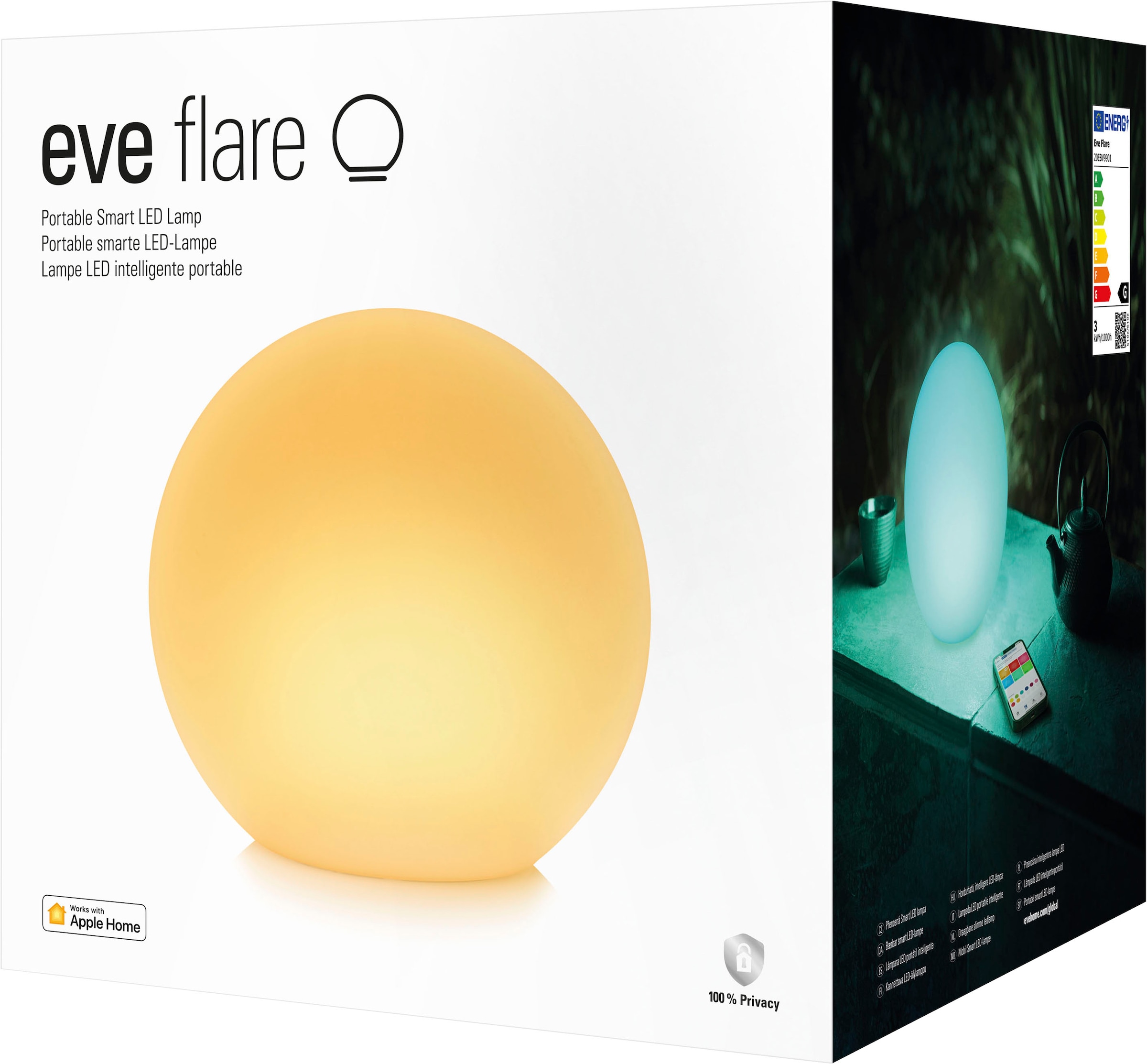 Jahren Garantie kaufen Smarte »Flare LED-Leuchte online | XXL EVE 3 20EBV9901« mit
