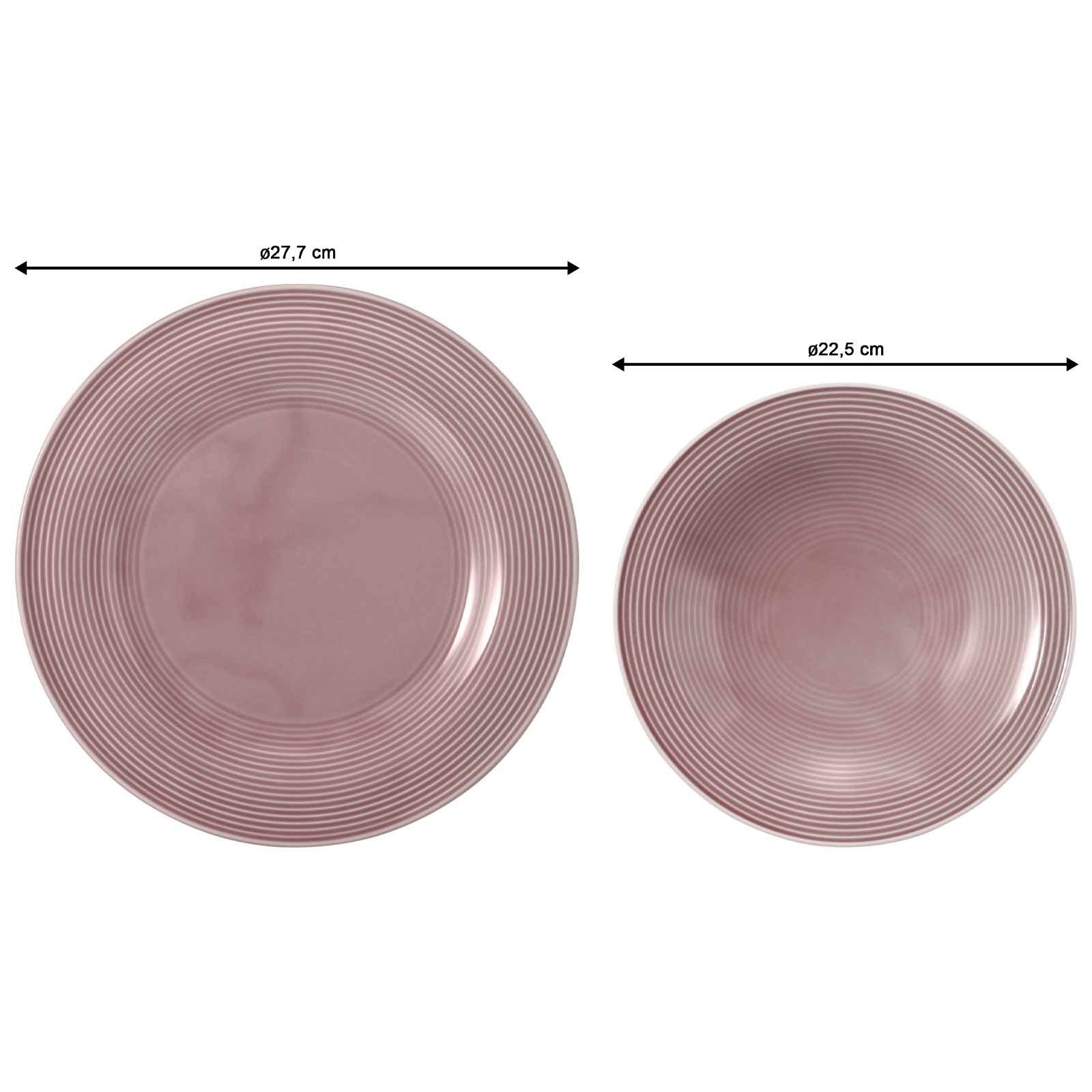 Seltmann Weiden Geschirr-Set »Tafelservice Beat Color Glaze 12er Set«