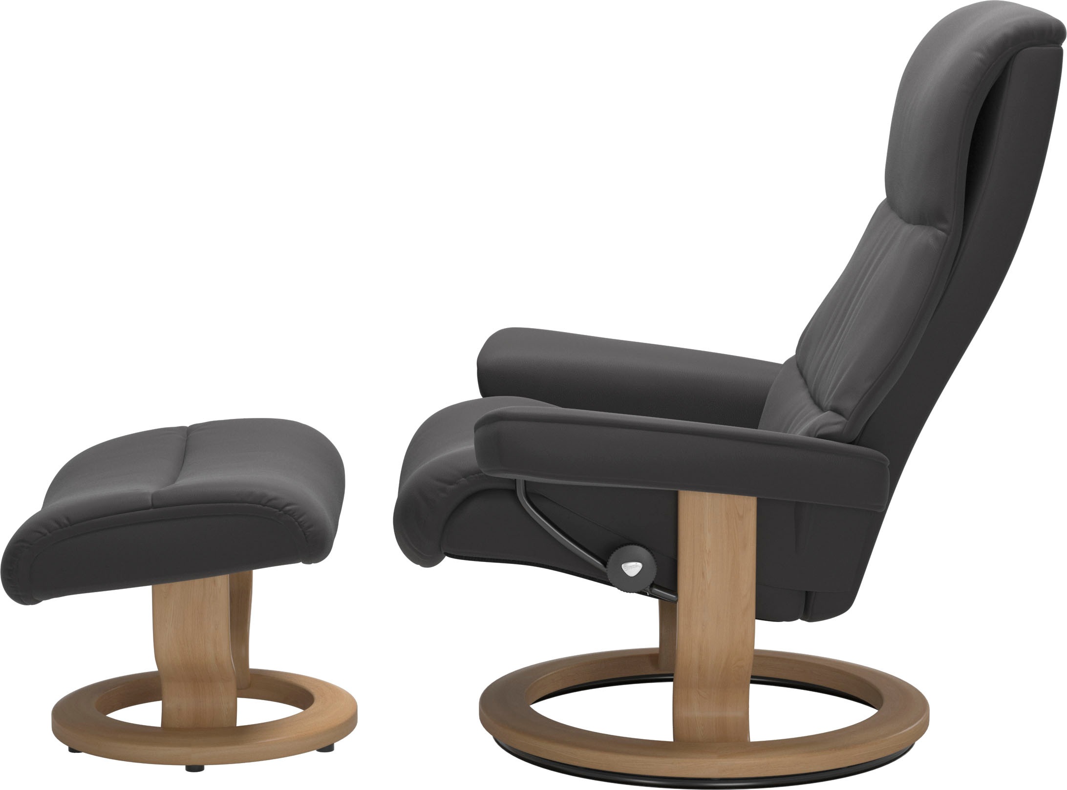 Stressless® Relaxsessel »View« Set, Relaxsessel mit Hocker,  mit Classic Base, Größe S,Gestell Eiche