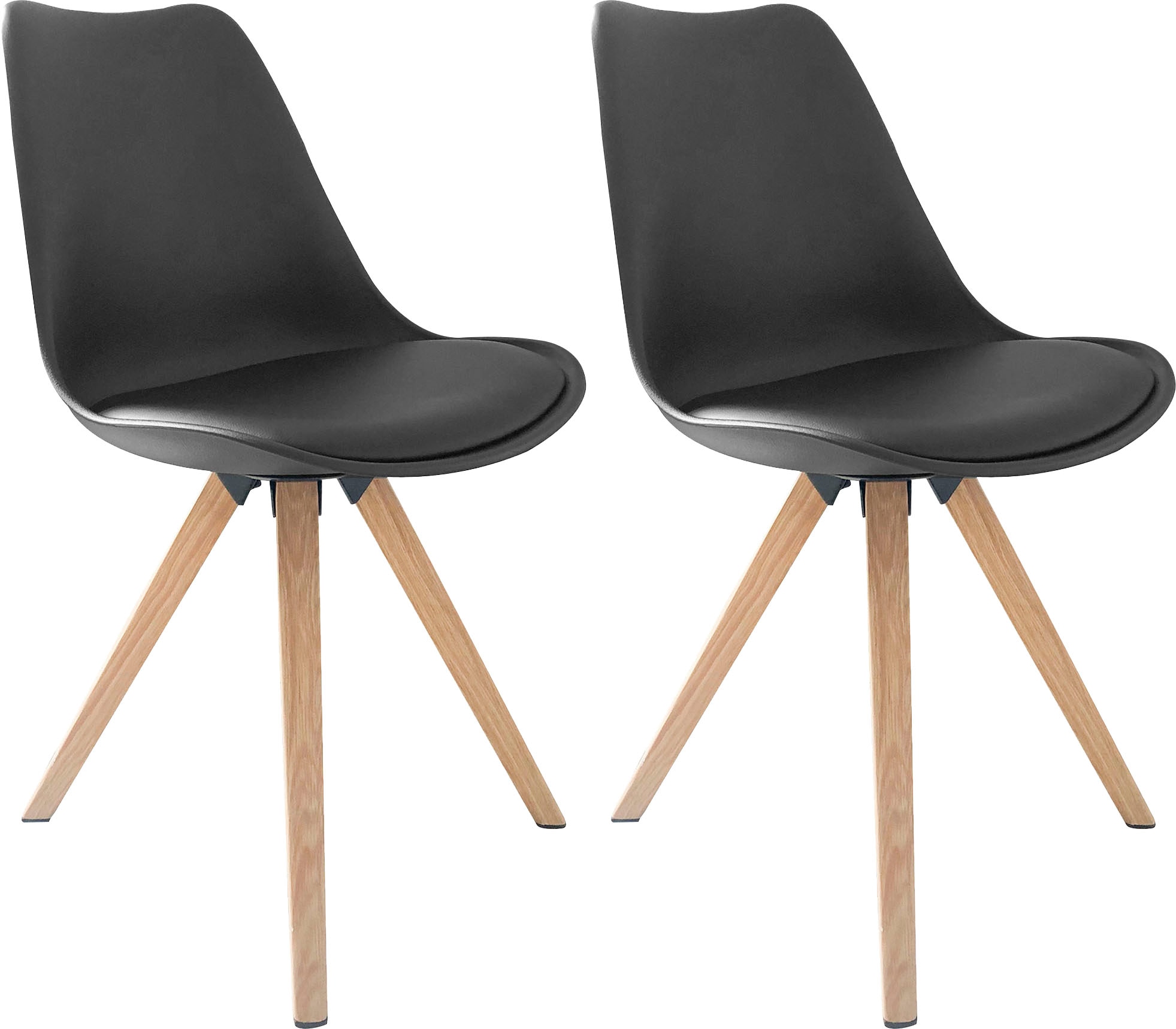 byLIVING Esszimmerstuhl "Kira" () 2 Stk.Sitzschale mit Sitzkissen, in verschiedenen Farben