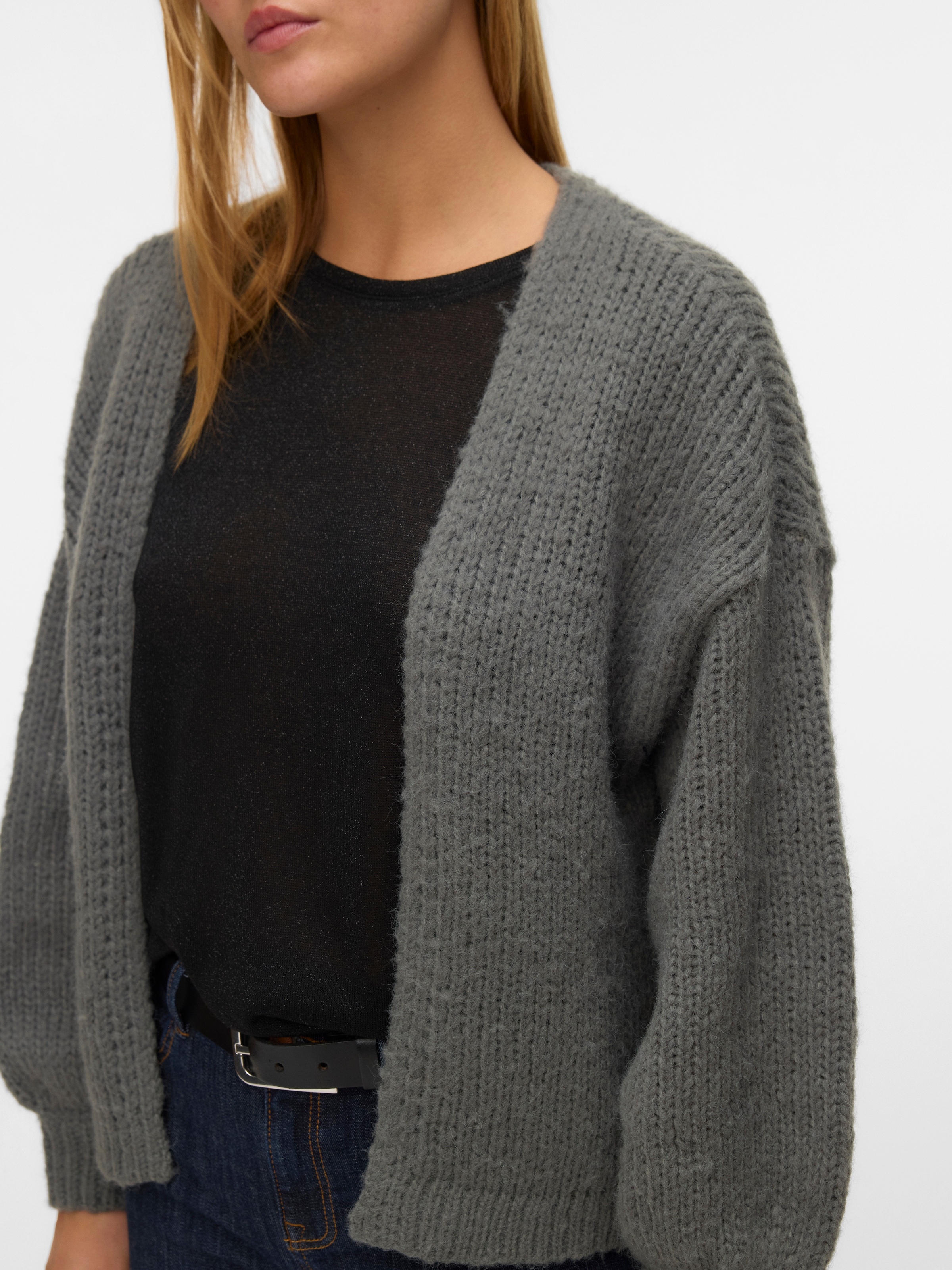 Vero Moda Strickjacke »VMMAYBE LS OPEN CARDIGAN GA REP«