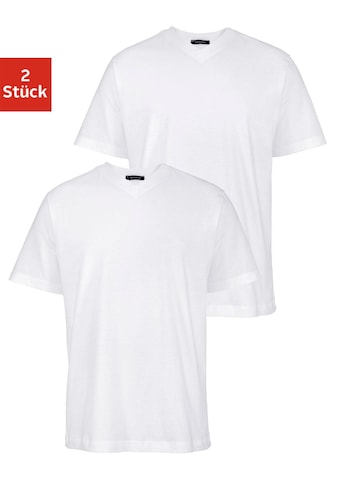 Schiesser V-Shirt, (2 tlg.), Basic zum Unterziehen kaufen
