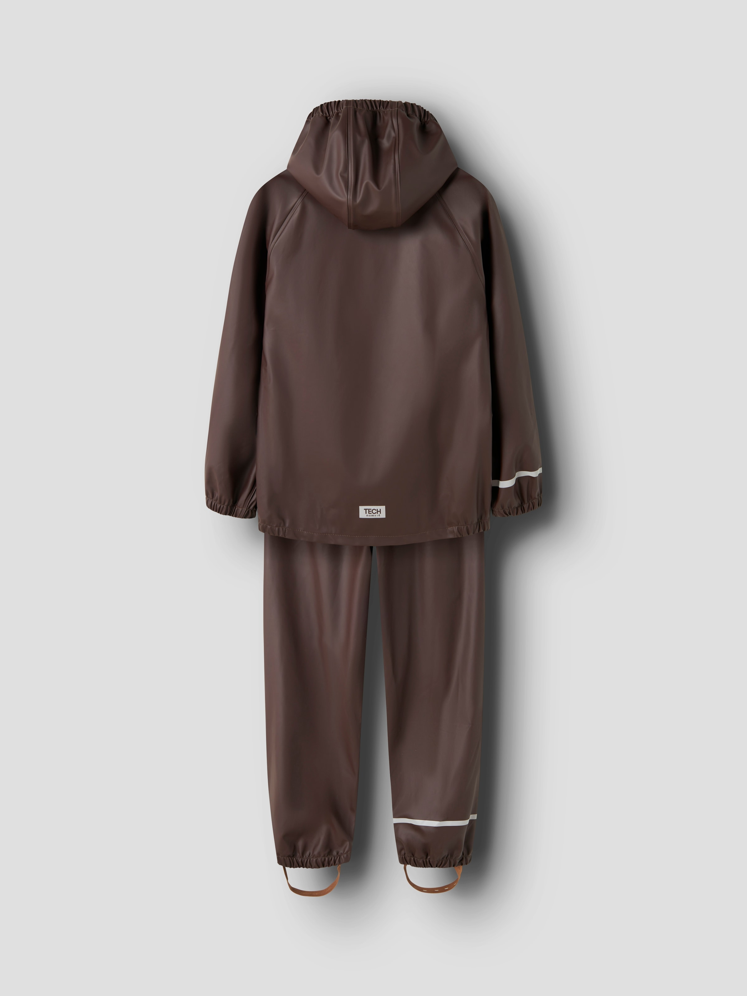 Name It Regenmantel »NKNDRY10  Regenjacke und Hose im Set« Set, 2 Keine Latzhose! Unifarben, casual, regular fit, Kunstfaser, Web