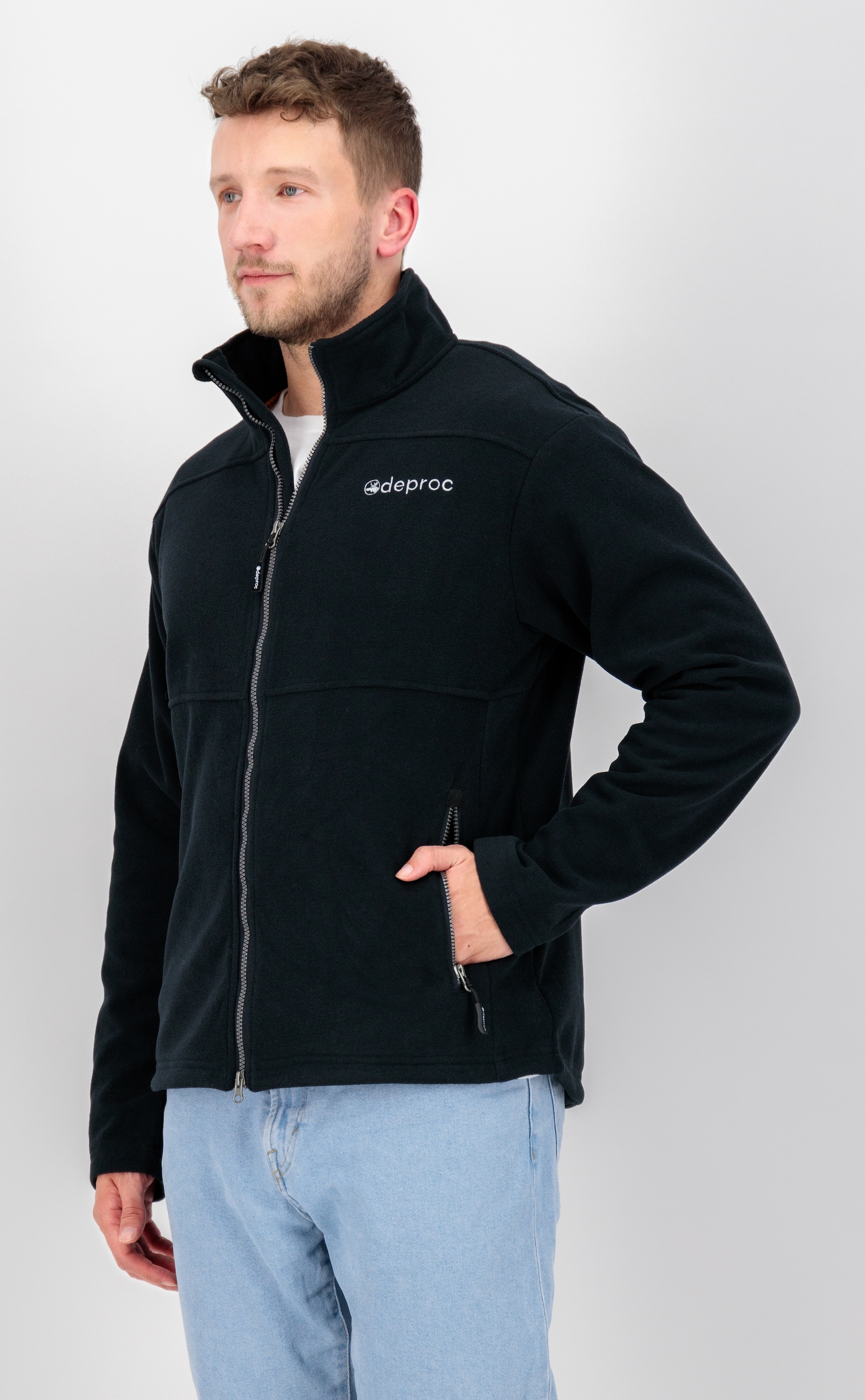 DEPROC Active Strickfleecejacke »SEWARD MN« mit 2-Wege-Reißverschluss
