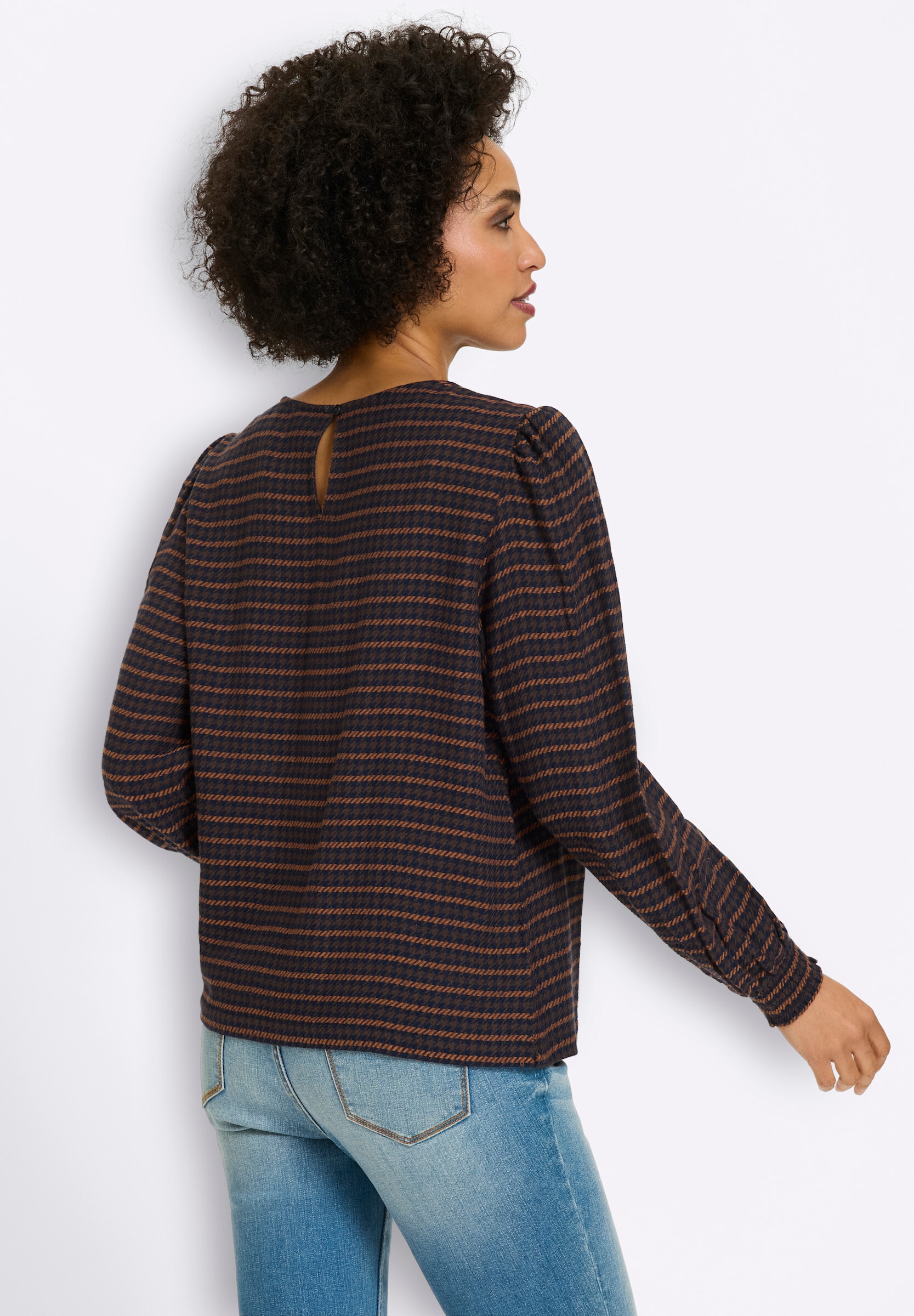 heine Klassische Bluse »Bluse Schlupfbluse aus Seersucker«