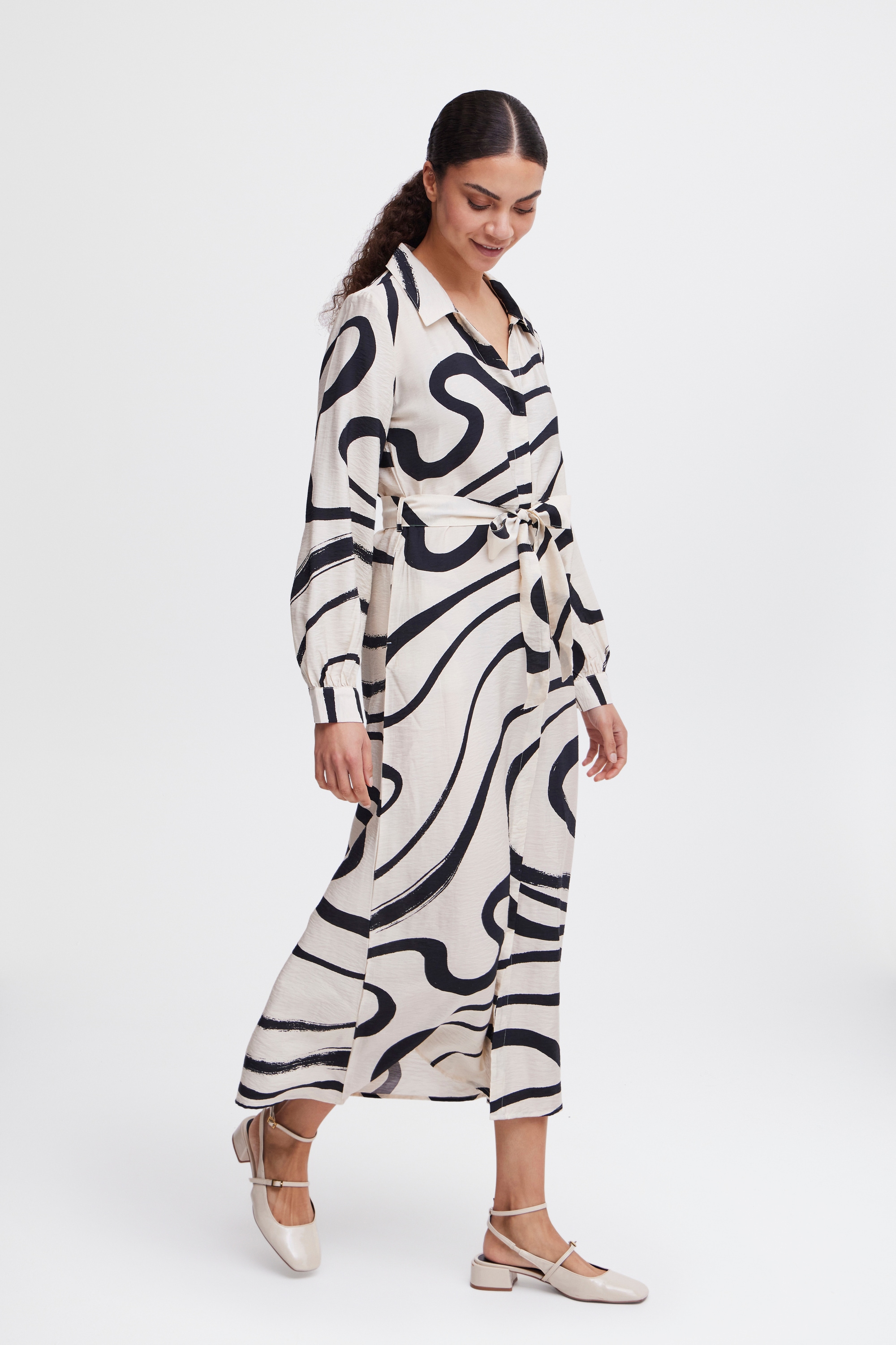 b.young Midikleid »Kleid BYIBINE«