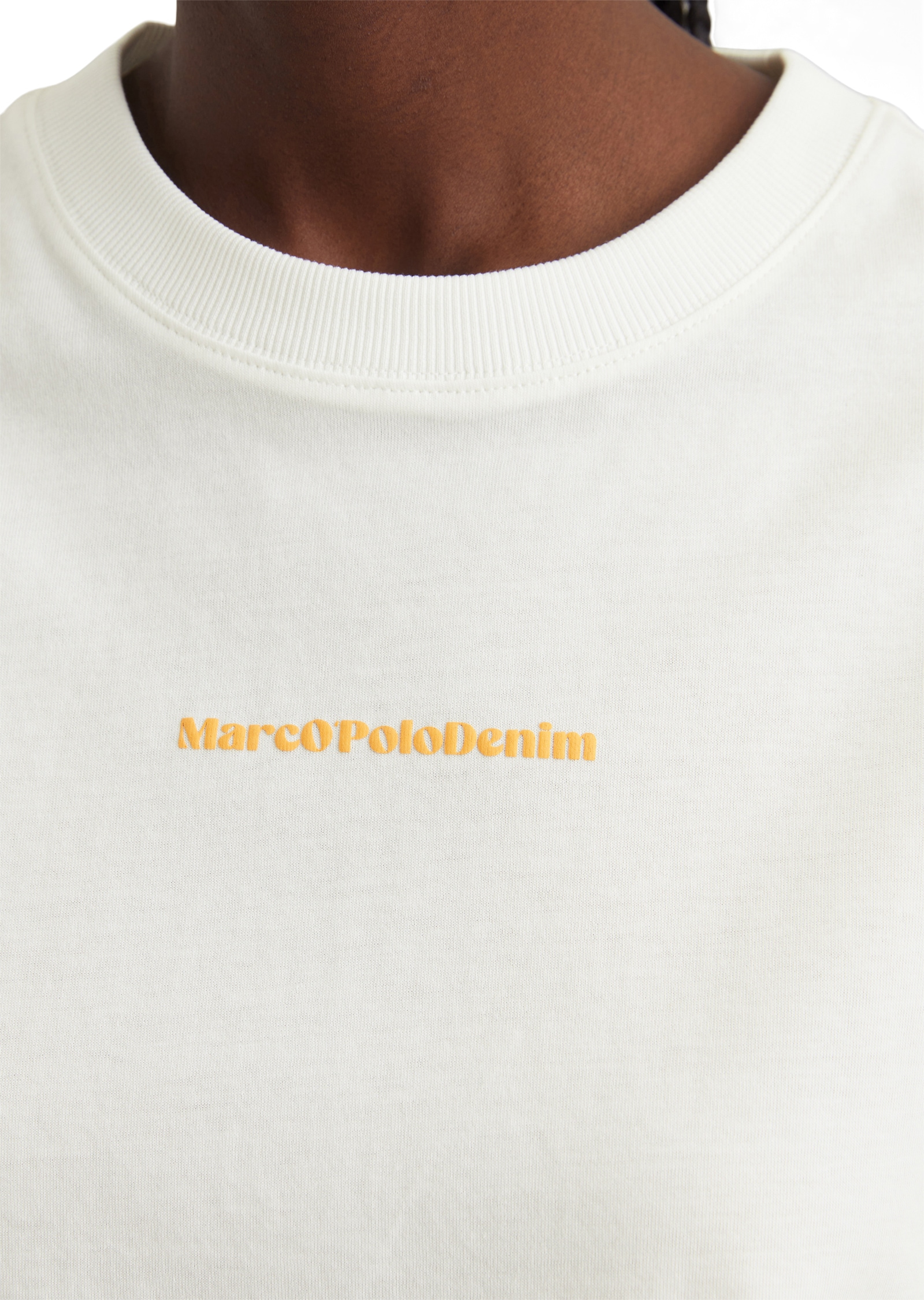 Marc O'Polo DENIM T-Shirt, mit mehrfarbigen Rückenprint