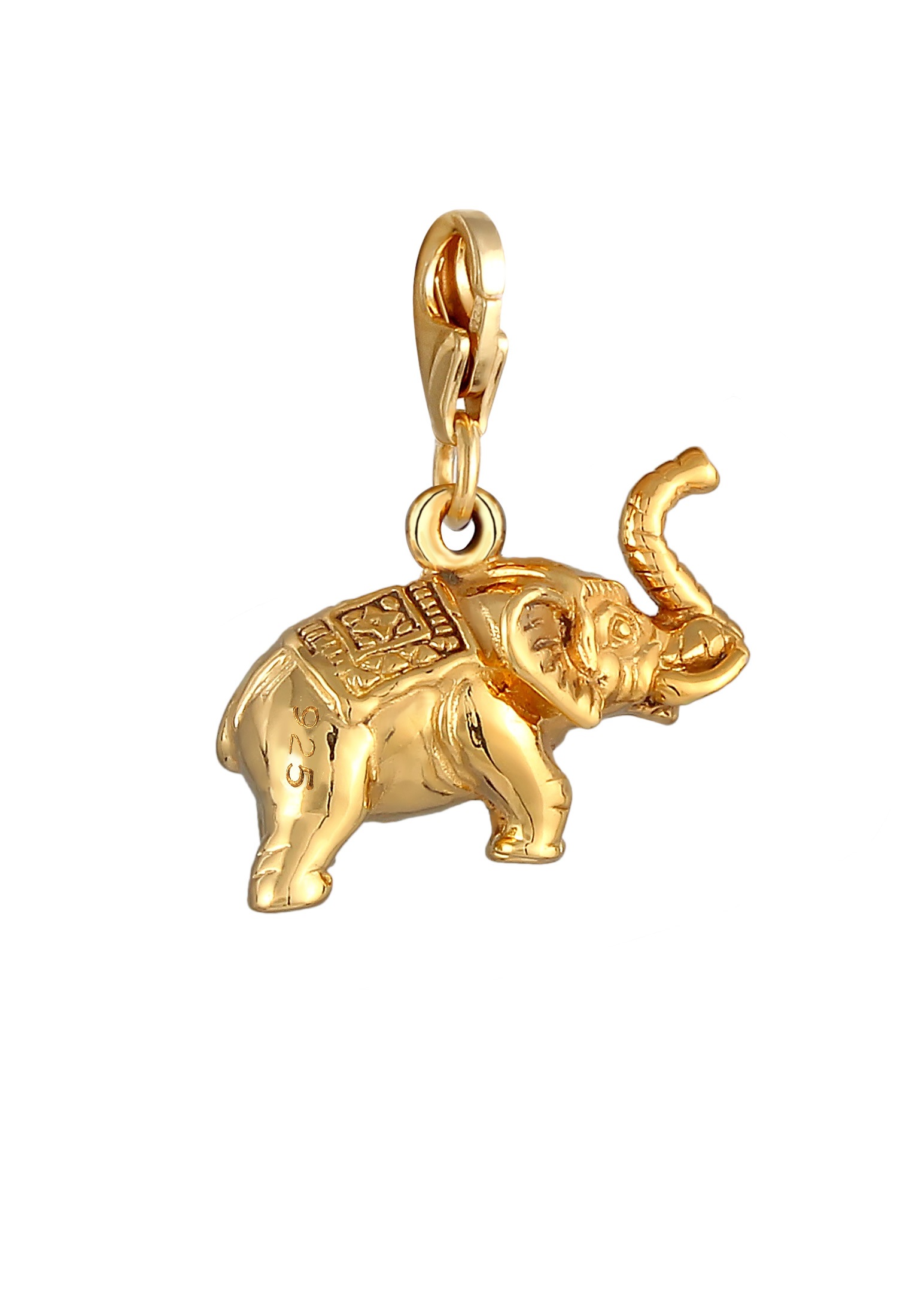 Nenalina Charm-Einhänger »Charm Anhänger Elefant Tier Reise Verziert 925 Silber«