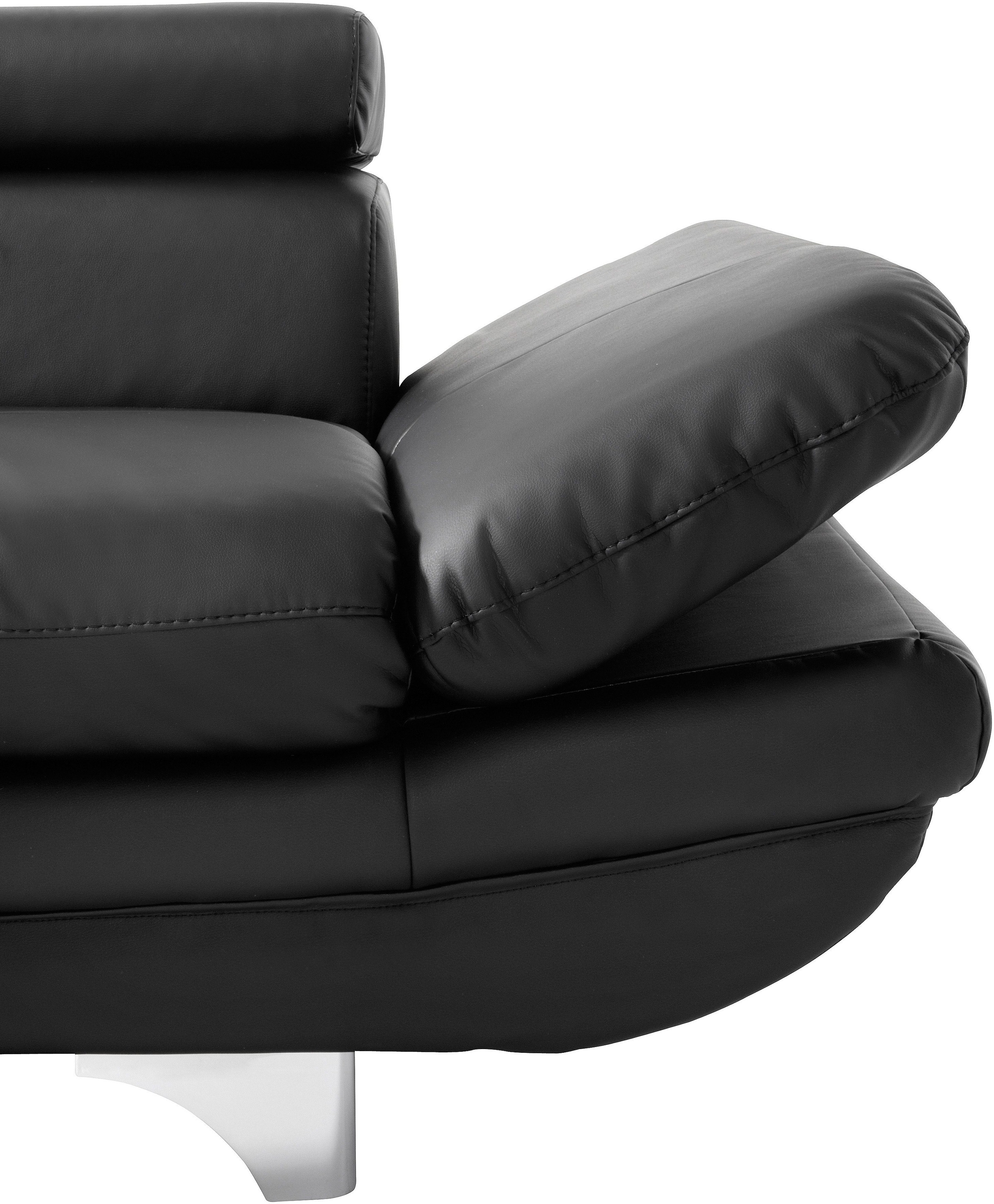 COTTA 3-Sitzer »Enterprise«, Big-Sofa, mit Armteilverstellung & Kopfteilverstellung