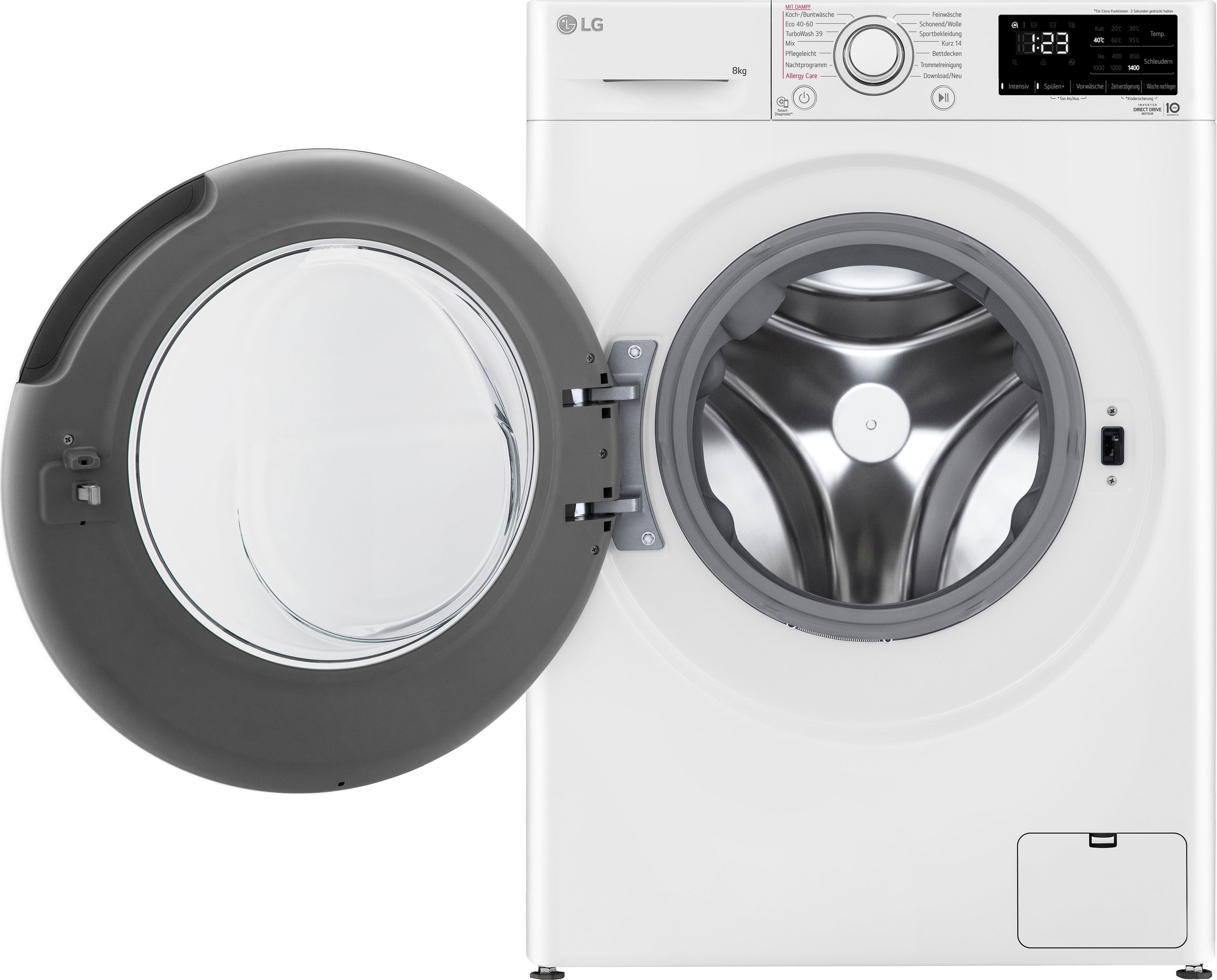 LG Waschmaschine 3 »F4WV3183«, 8 kg, 1400 U/min