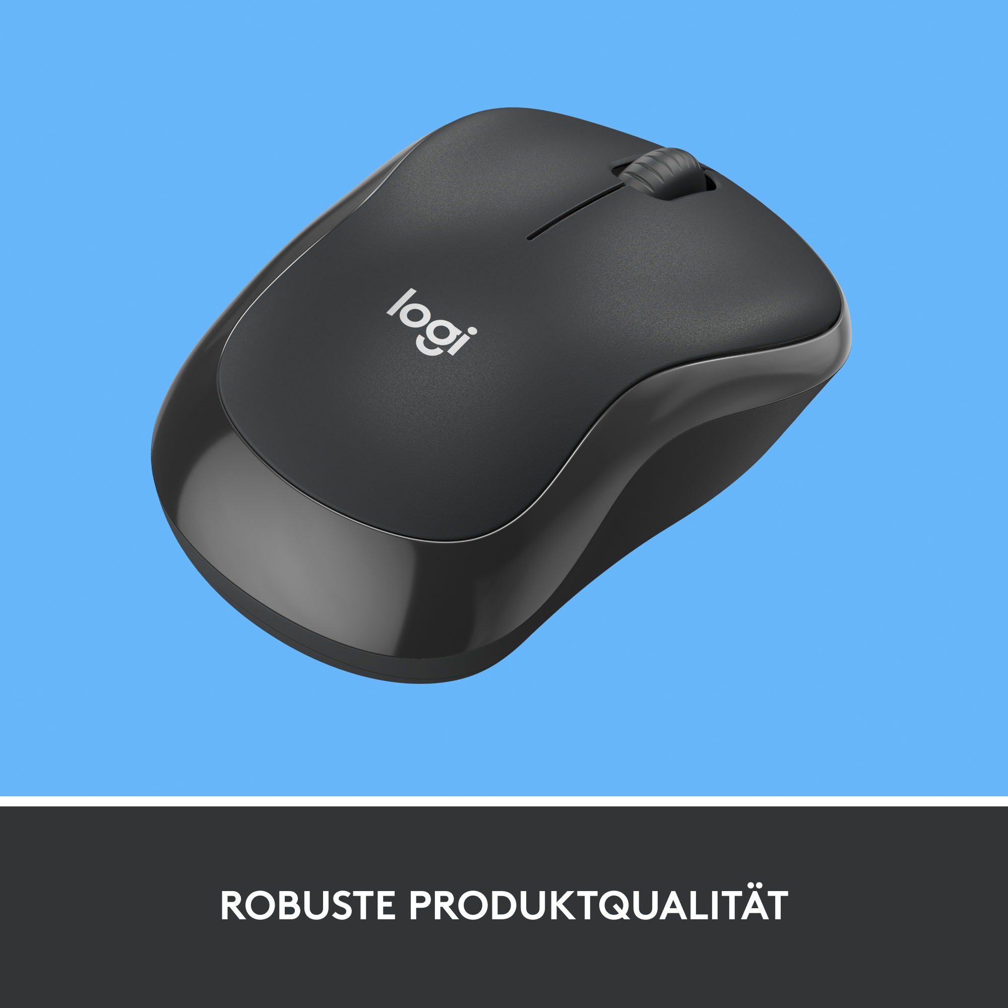 Logitech Maus »M220 SILENT Kabellose Maus, Für Links- & Rechtshänder«, RF Wireless