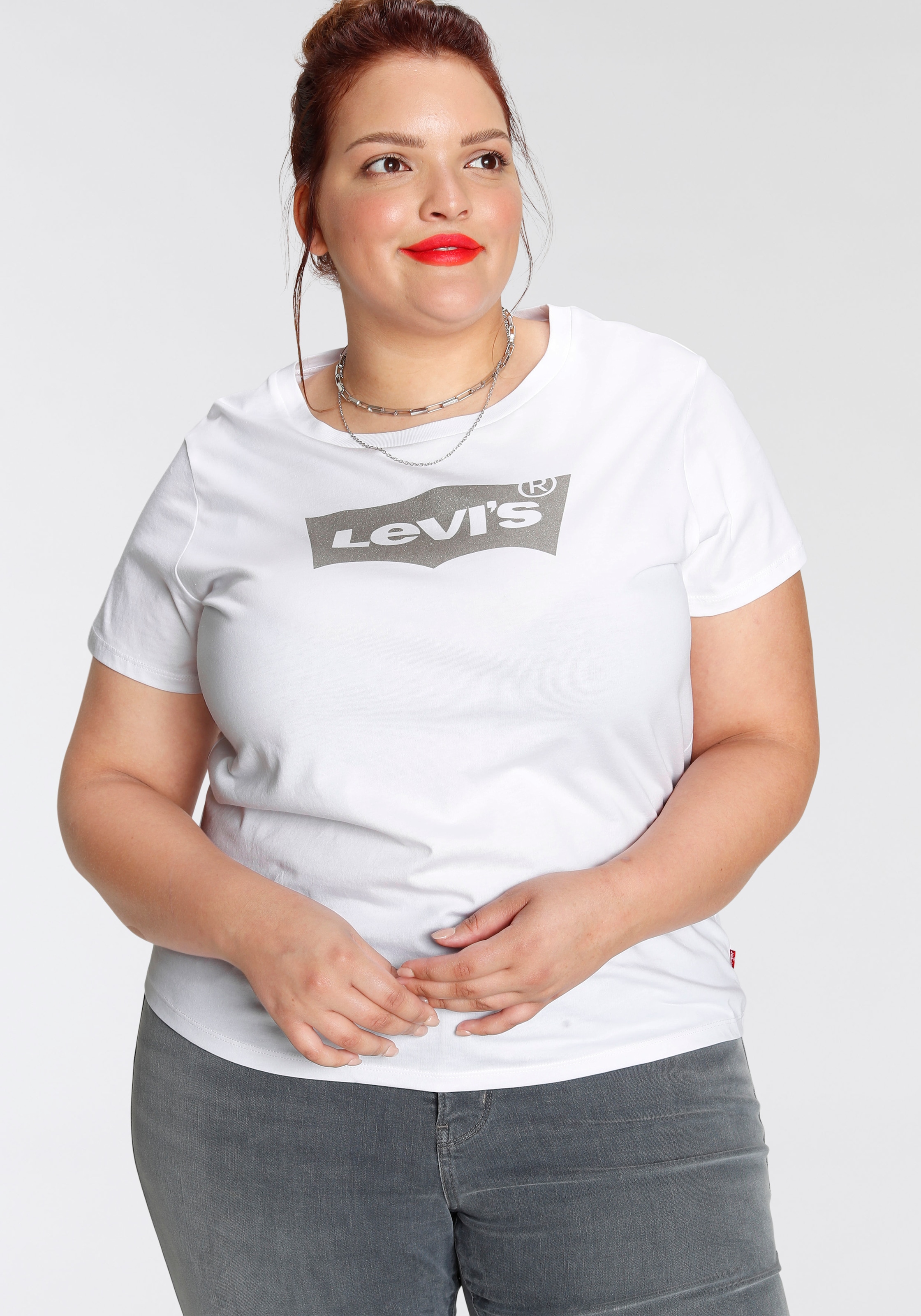 Levi's® Plus T-Shirt »PERFECT TEE« Figurumspielende Passform