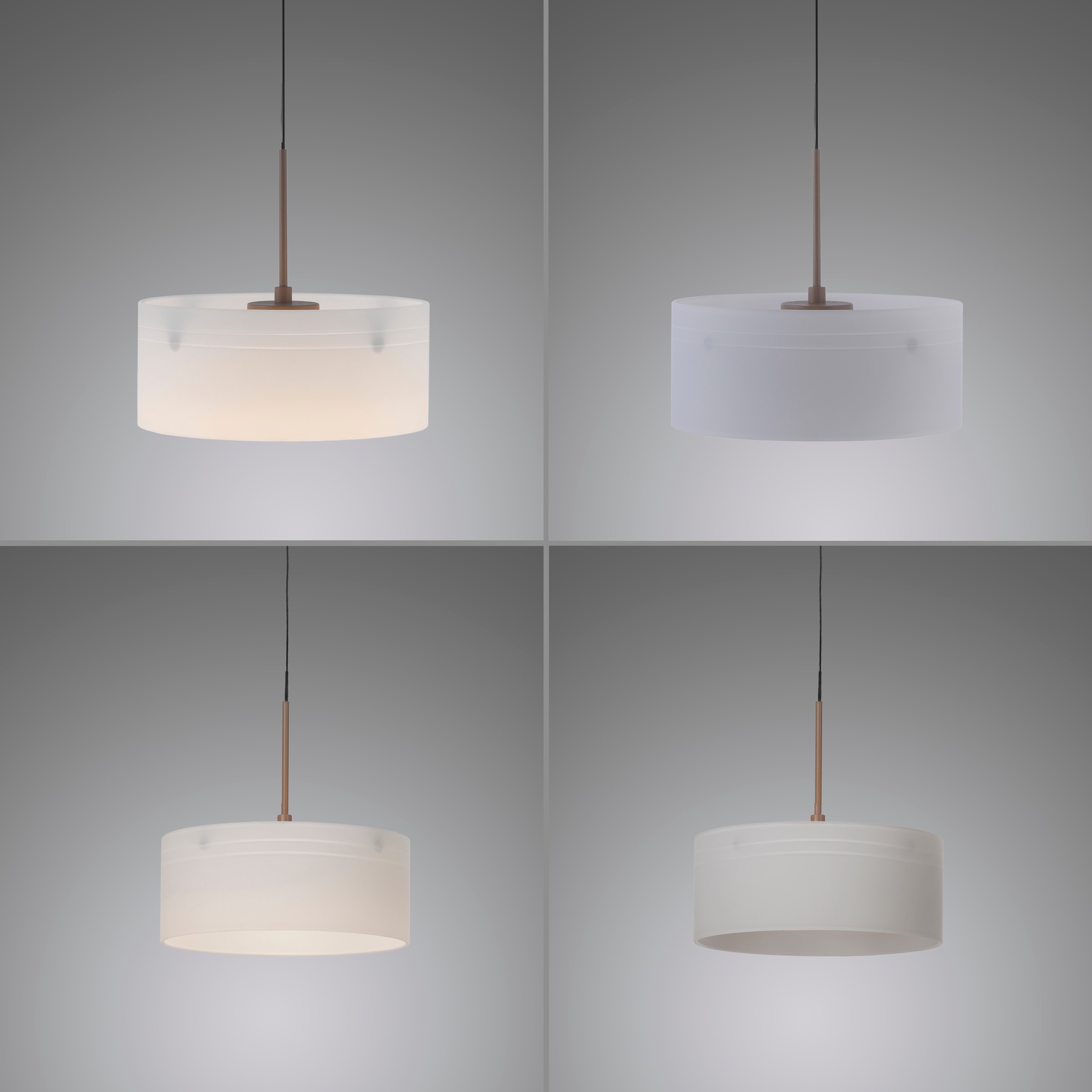 Paul Neuhaus LED Pendelleuchte »MARIKA« LED-Board 1 Stk. Warmweiß Dimmbar über den Lichtschalter, Memory, Opalgläser, Comfort-Lift