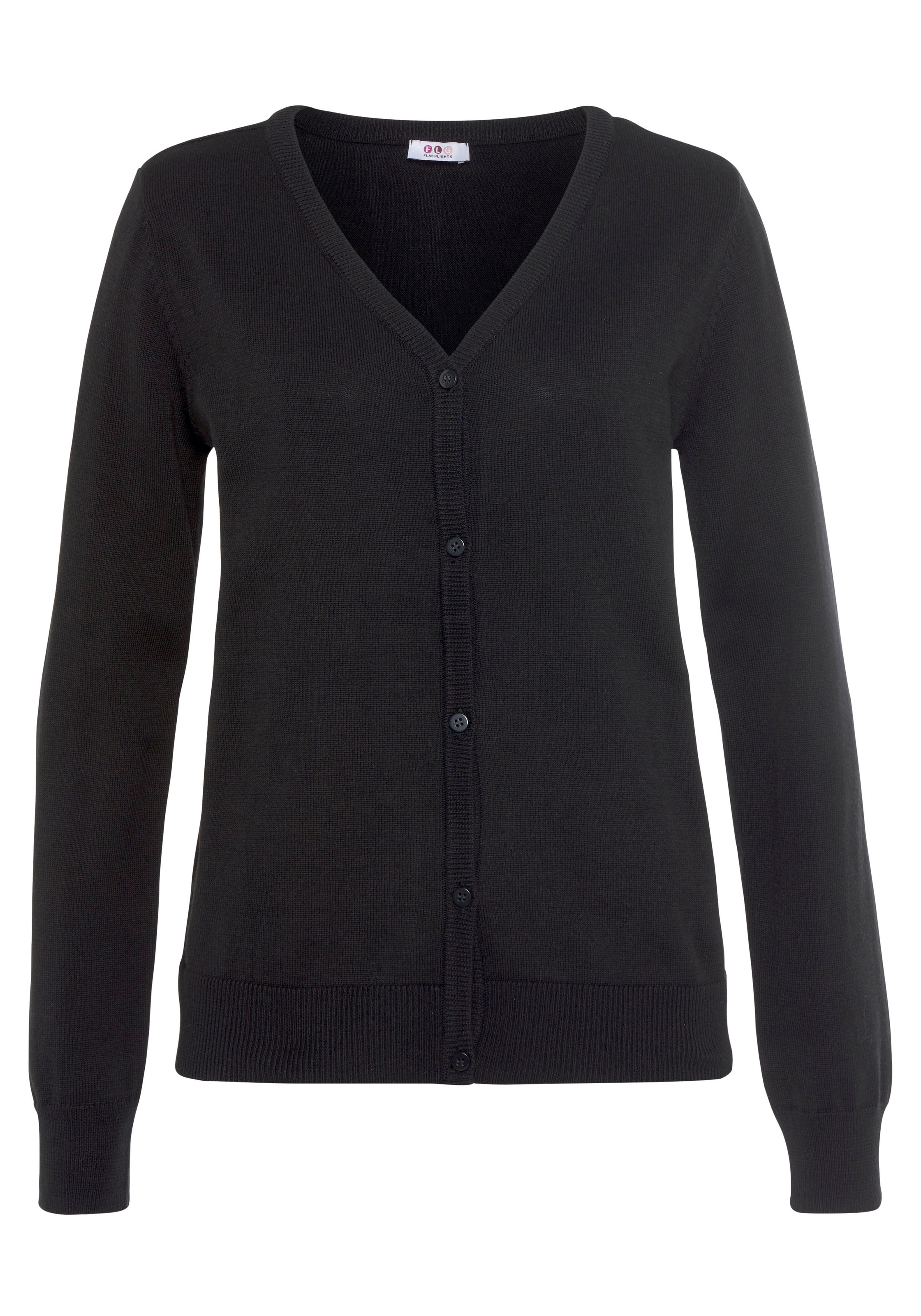 Flashlights Strickjacke, kastige Form
