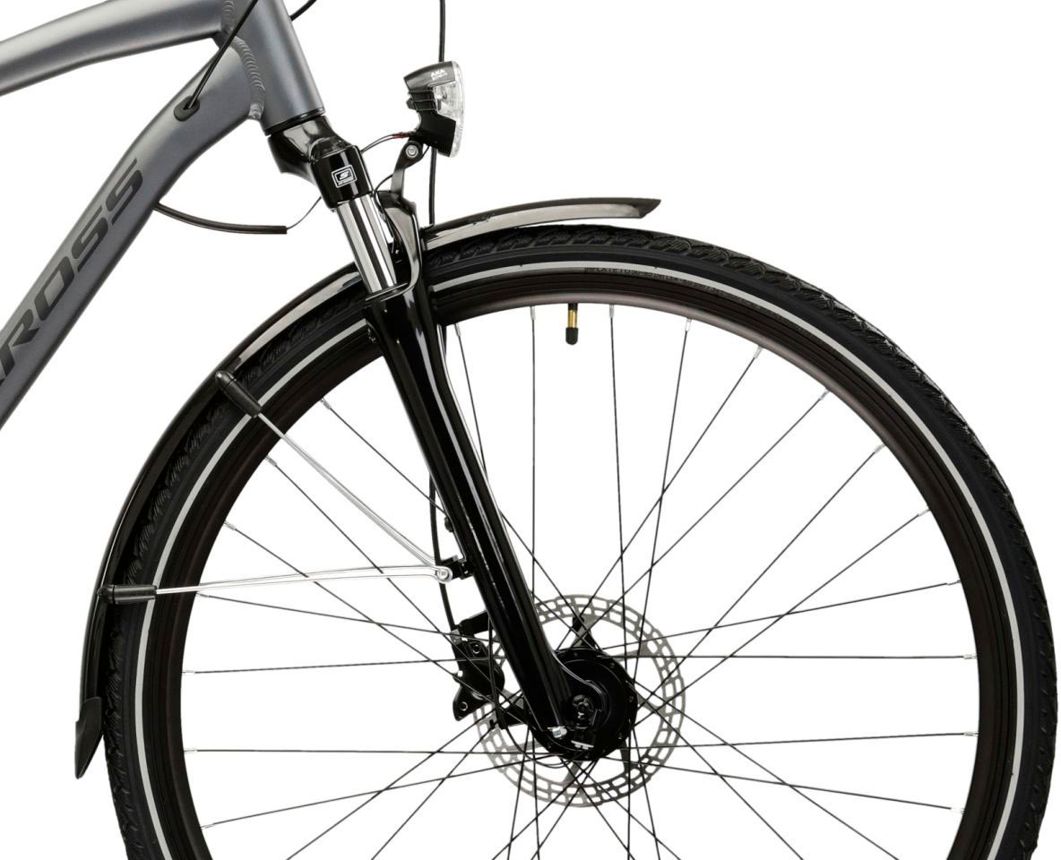 Kross Trekkingrad »Trekkingrad Trans 4.0 grau 8 Gänge«, 8 Gang, Shimano, ACERA M3020 Schaltwerk, Kettenschaltung
